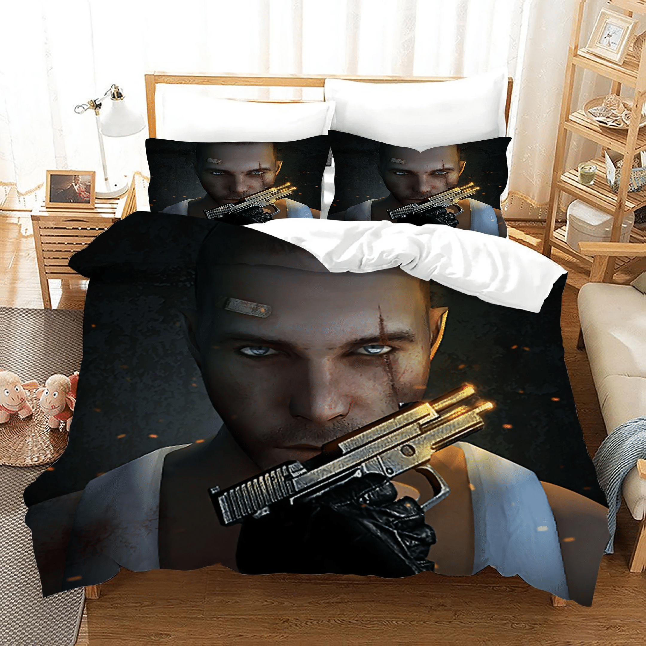 Free Fire 2 Duvet Cover Pillowcase Bedding Sets Home Bedroom