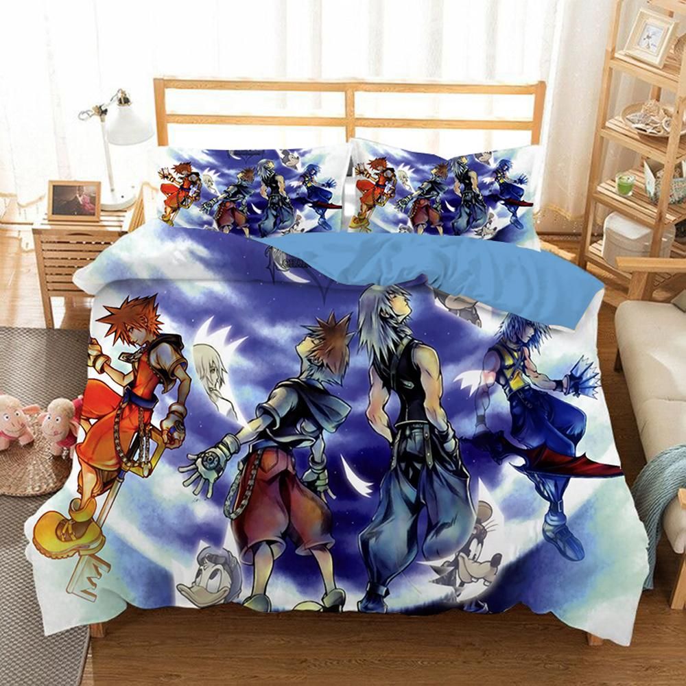 Kingdom Hearts 17 Duvet Cover Quilt Cover Pillowcase Bedding Sets