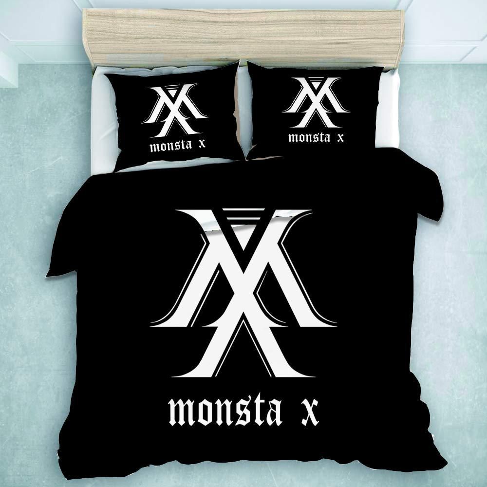 Monsta X Kpop 9 Duvet Cover Pillowcase Bedding Sets Home