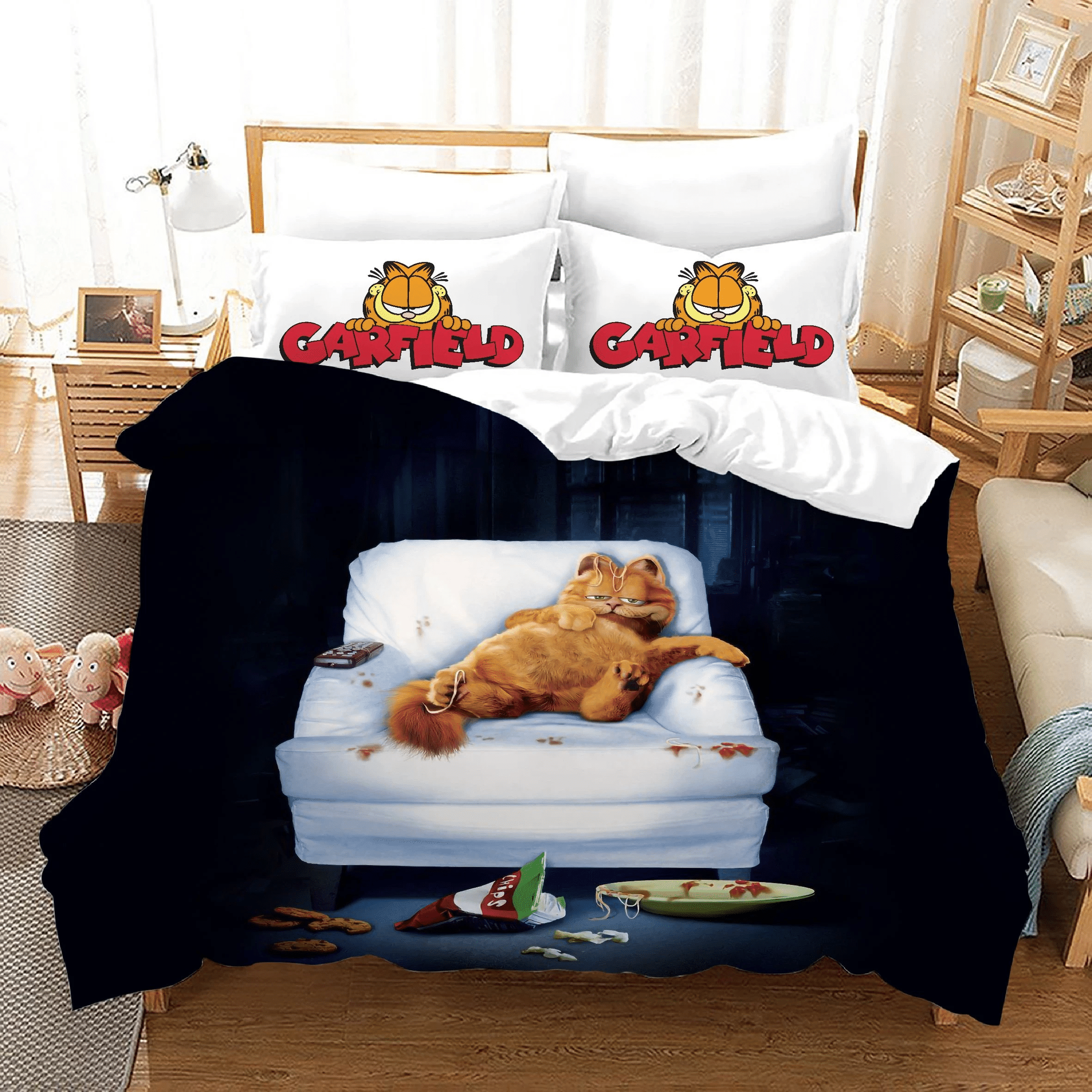 Garfield Exotic Cat 13 Duvet Cover Quilt Cover Pillowcase Bedding
