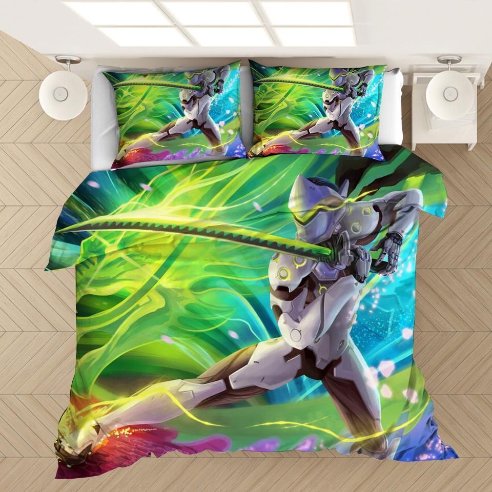 Game Overwatch Shimada Genji 30 Duvet Cover Quilt Cover Pillowcase