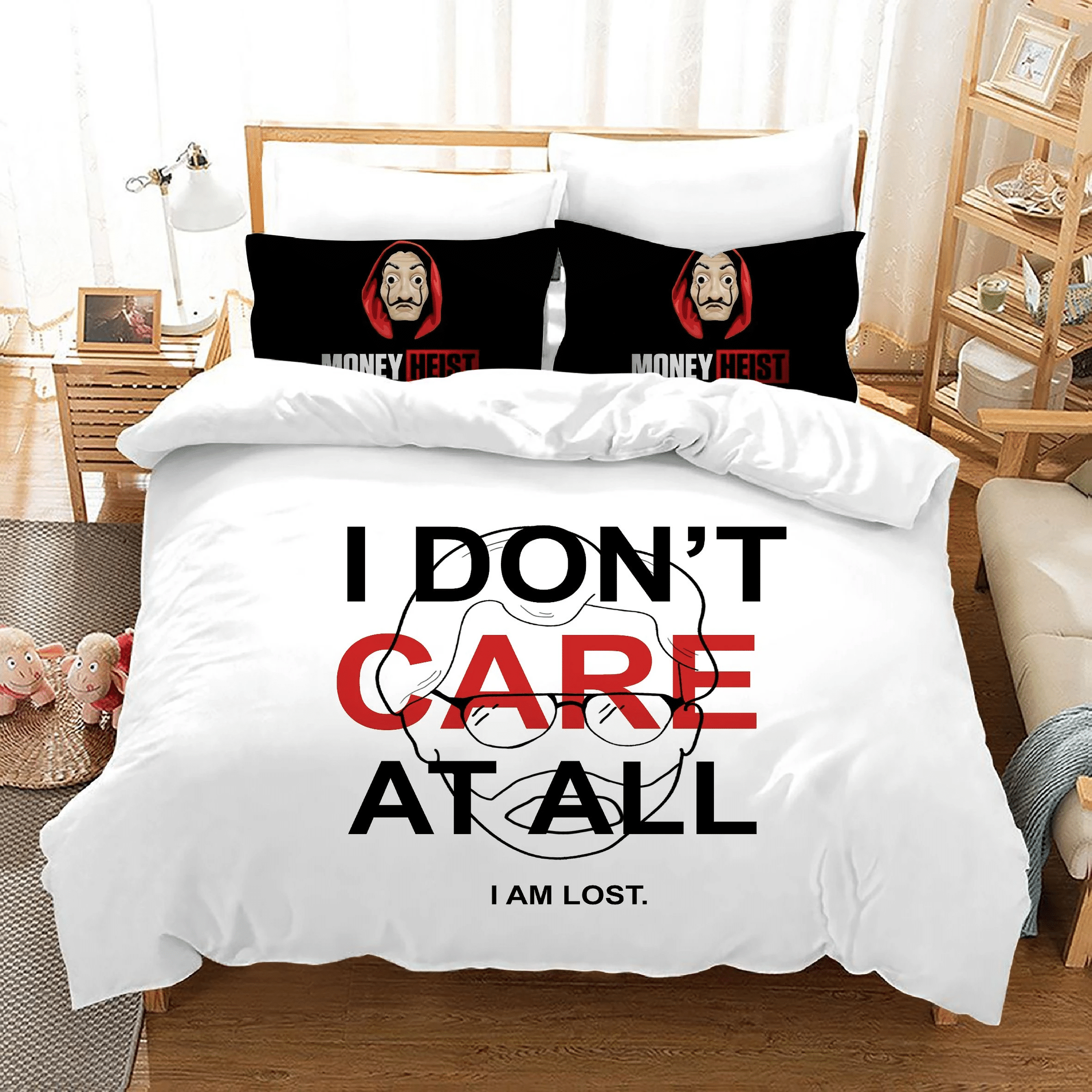 La Casa De Papel 8 Duvet Cover Pillowcase Bedding Sets