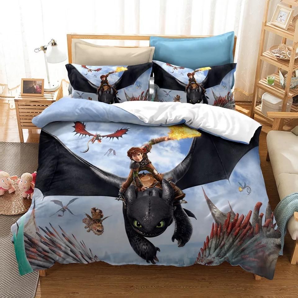 How To Train Your Dragon Hiccup 13 Duvet Cover Pillowcase