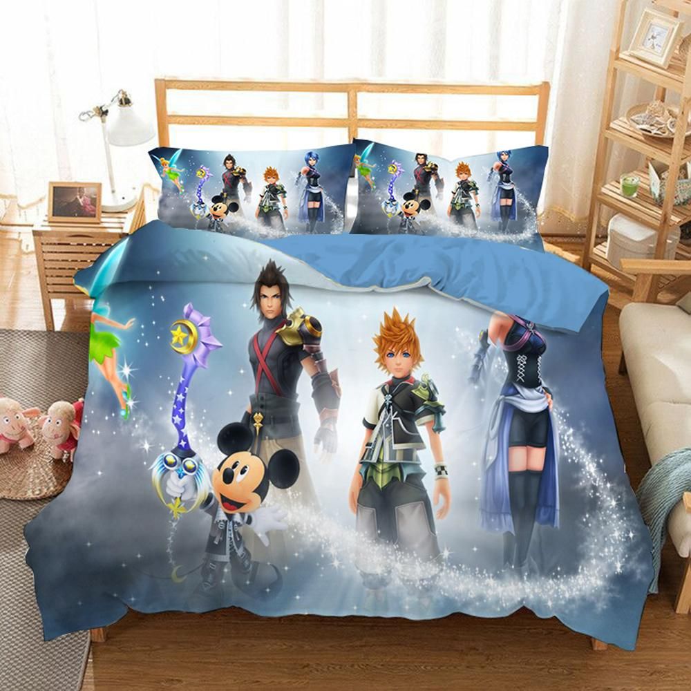 Kingdom Hearts 27 Duvet Cover Quilt Cover Pillowcase Bedding Sets