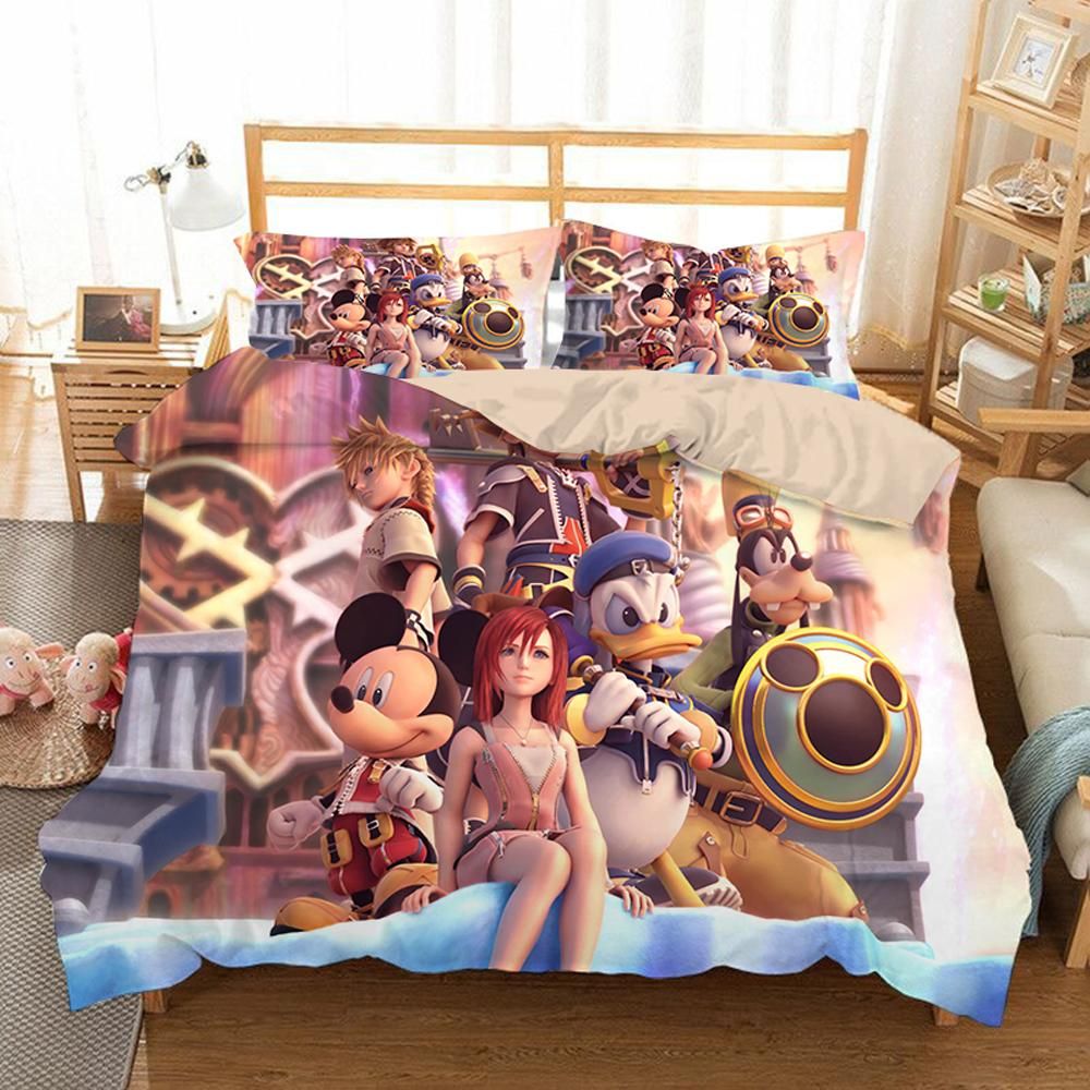 Kingdom Hearts 22 Duvet Cover Quilt Cover Pillowcase Bedding Sets