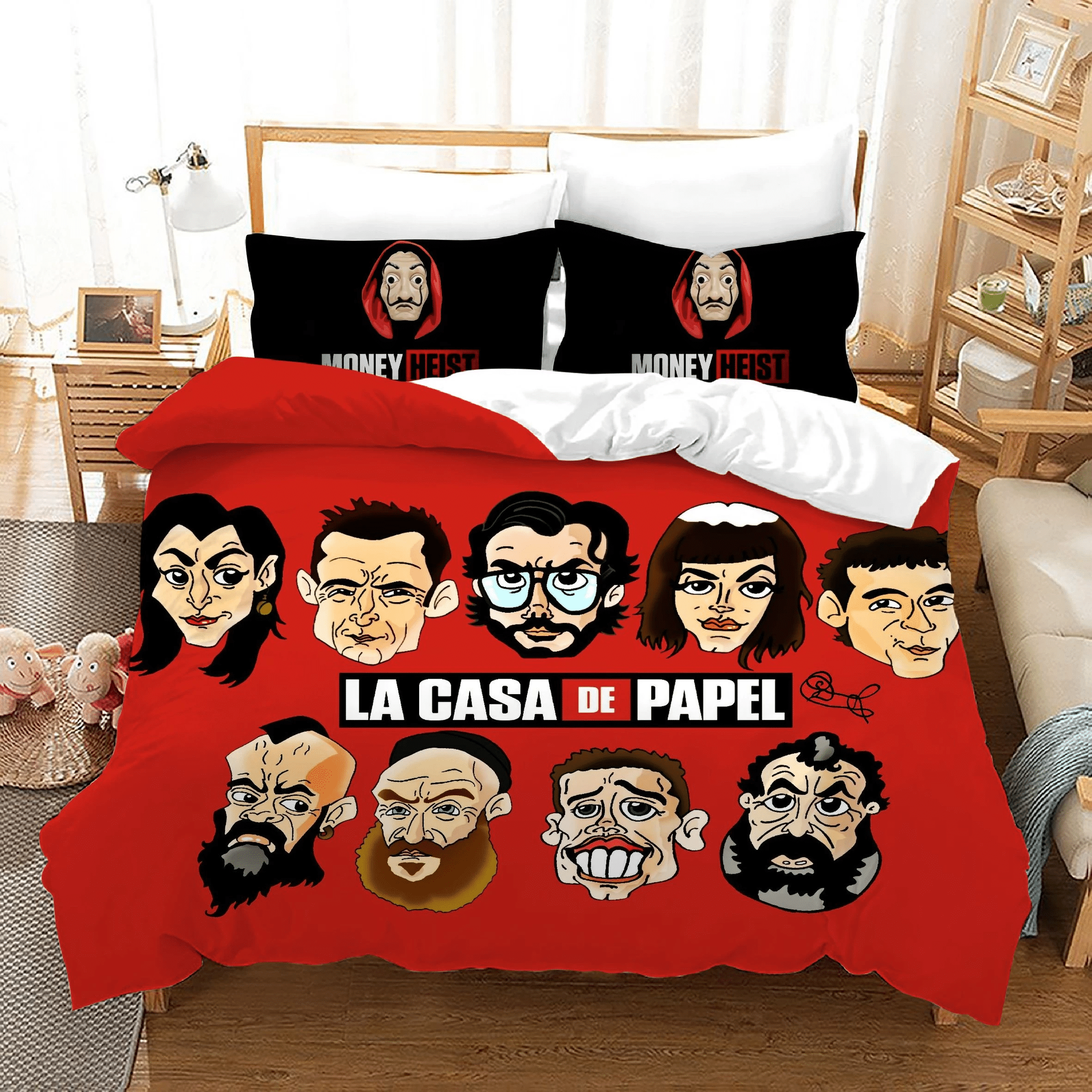 La Casa De Papel 13 Duvet Cover Pillowcase Bedding Sets