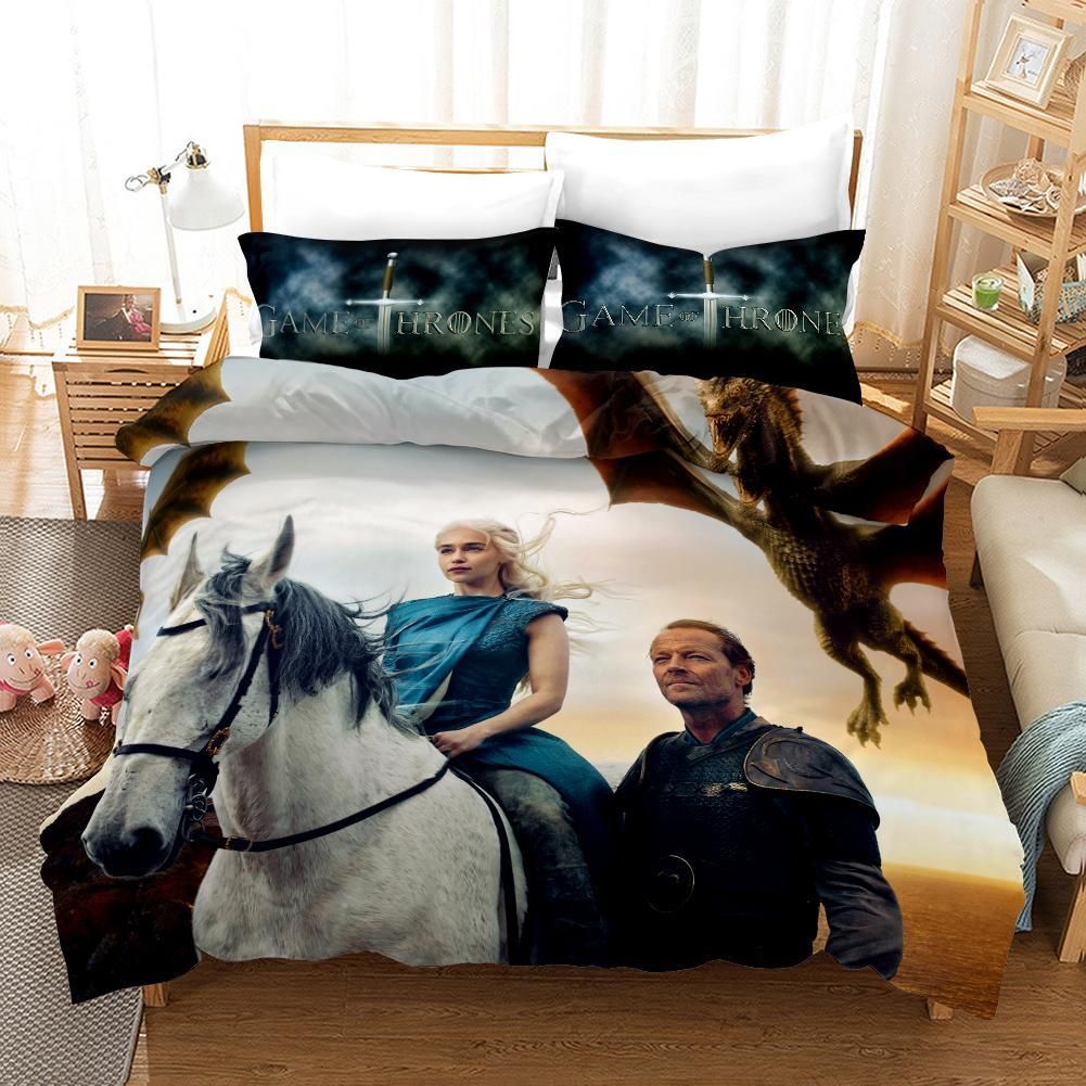 Game Of Thrones Daenerys Targaryen 37 Duvet Cover Pillowcase Bedding