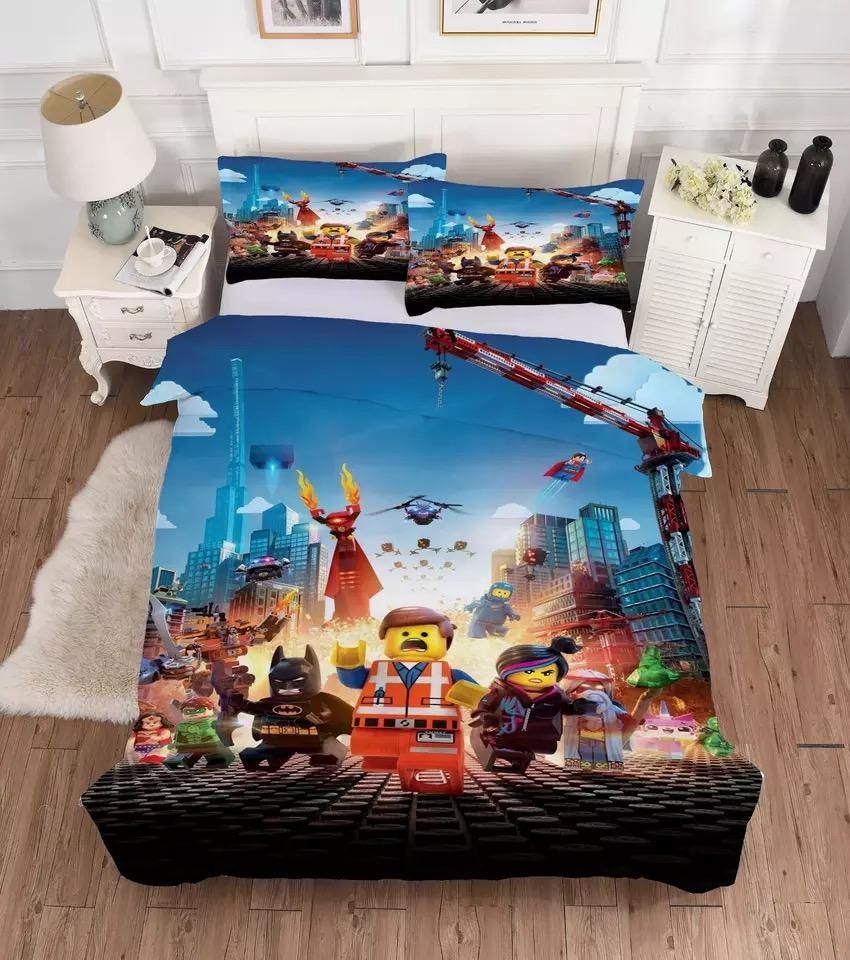 Lego Movie Emmet 1 Duvet Cover Bedding Sets Pillowcase Quilt
