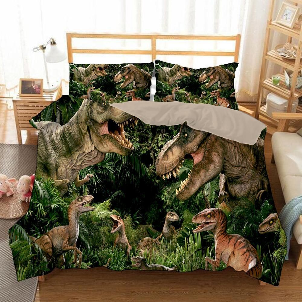 Jurassic World 3 Duvet Cover Pillowcase Bedding Sets Home Bedroom