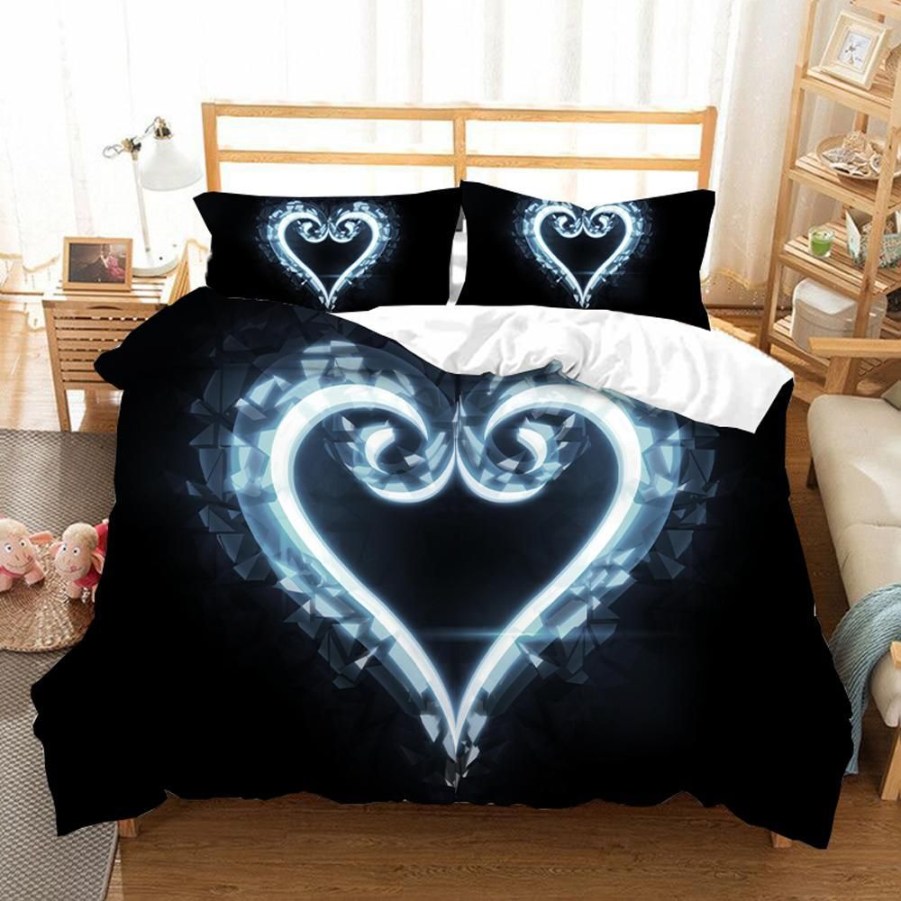 King 102 215 87 In Dom Hearts 23 Duvet Cover Pillowcase Bedding Sets