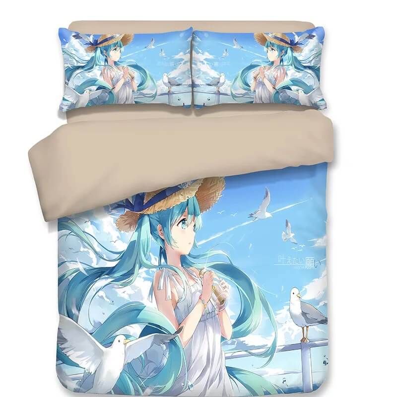 Hatsune Miku 4 Duvet Cover Quilt Cover Pillowcase Bedding Set