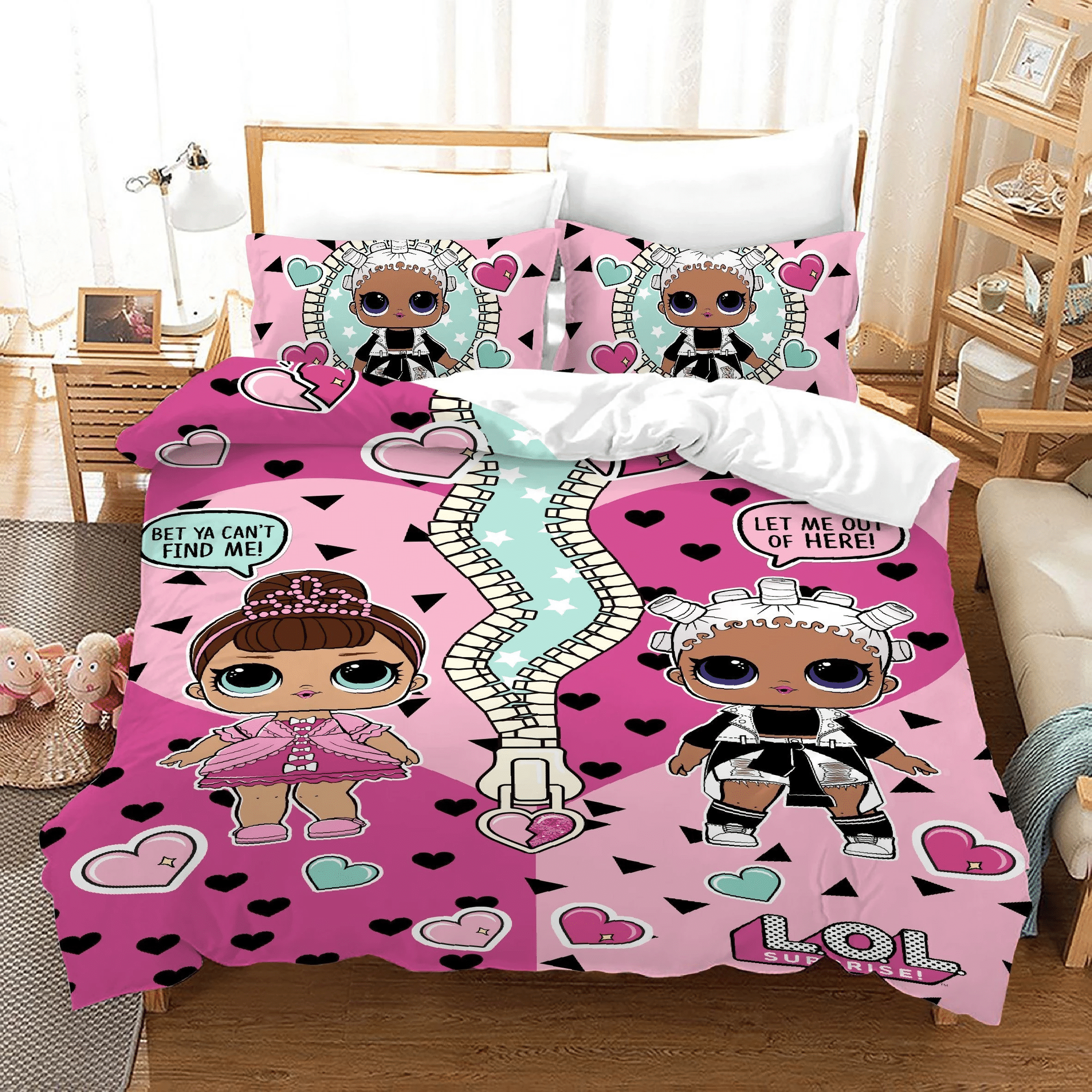 L O L Surprise 42 Duvet Cover Pillowcase Bedding Sets Home Bedroom