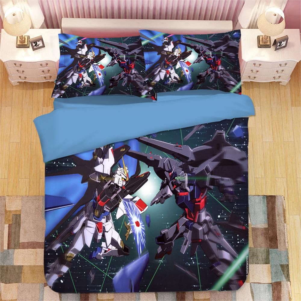 Gundam 5 Duvet Cover Quilt Cover Pillowcase Bedding Sets Bed