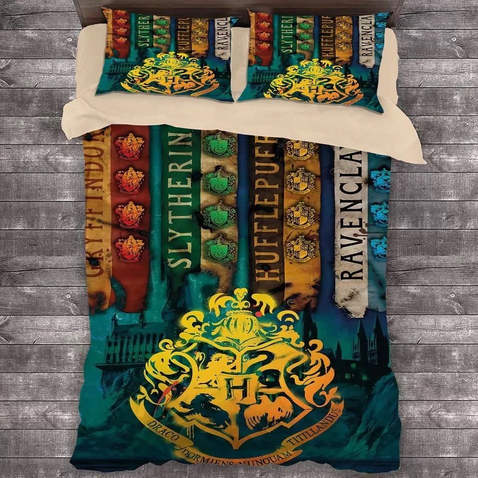 Harry Potter Hogwarts 2 Duvet Case Quilt Cover Pillowcase Bedding