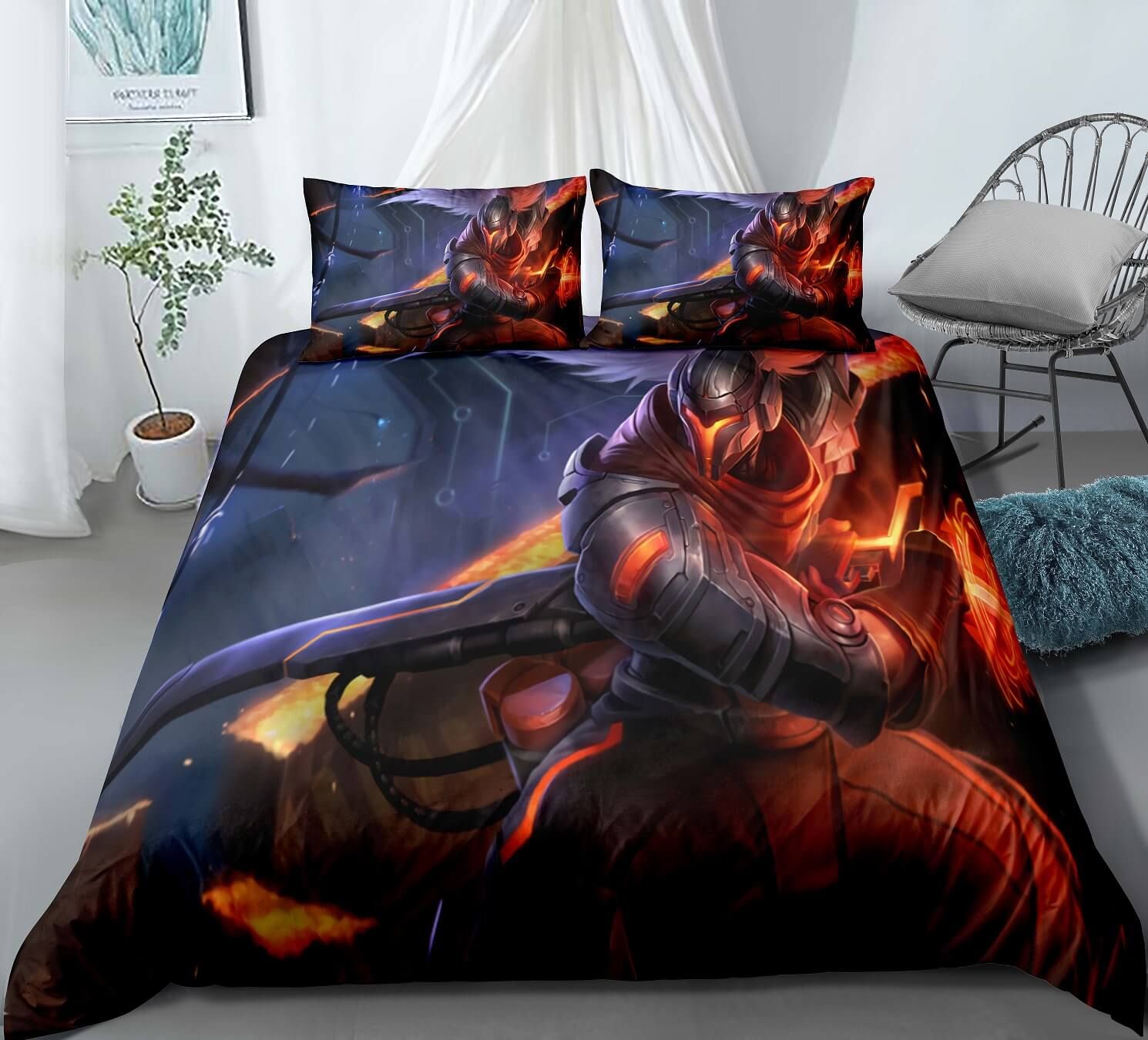 League Of Legends Lol Yasuo 1 Duvet Cover Quilt Cover