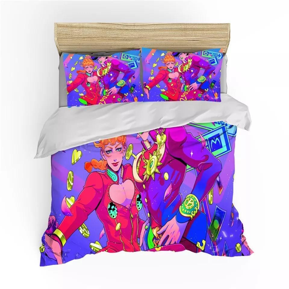 Jojo 8217 S Bizarre Adventure 1 Duvet Cover Pillowcase Bedding Sets Home