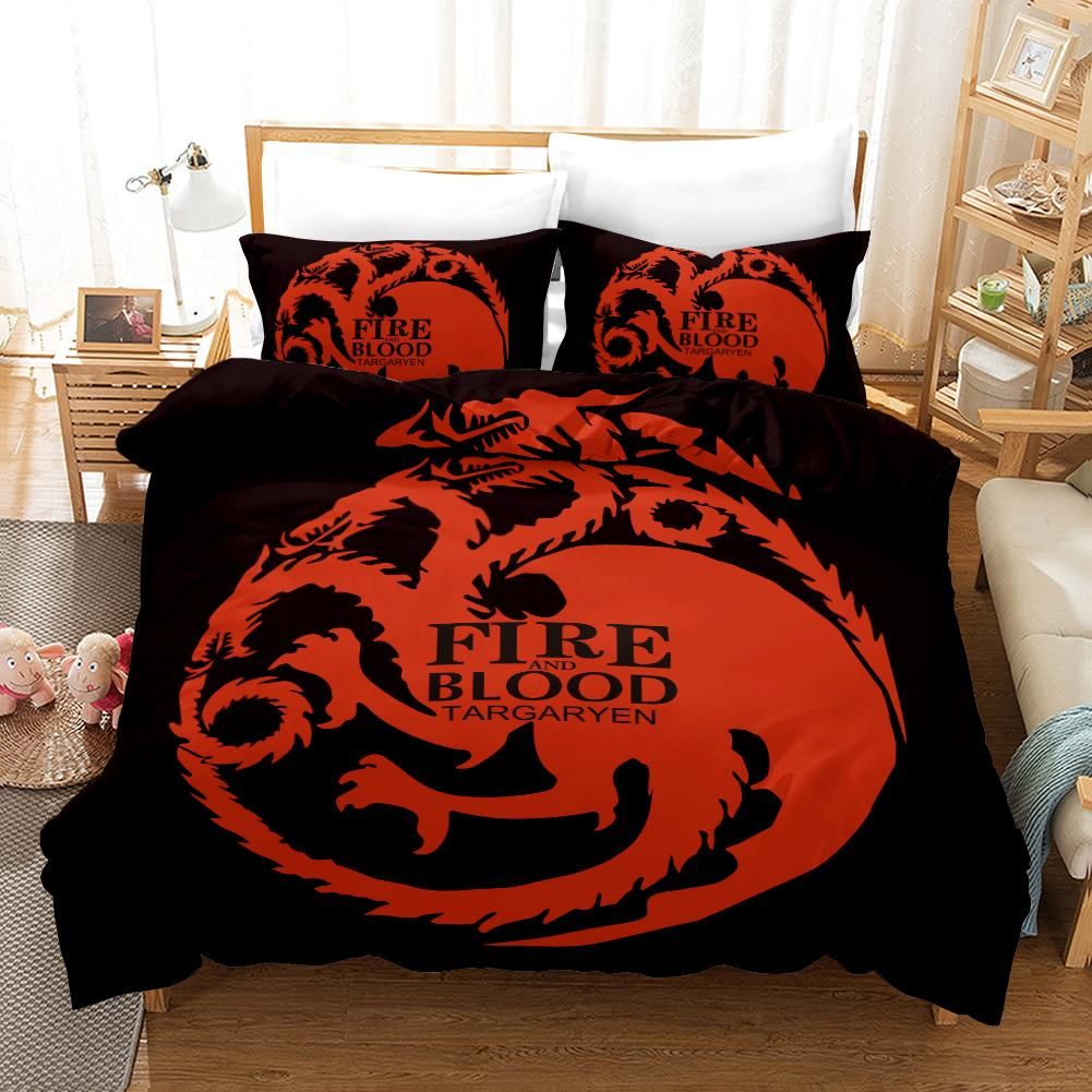 Game Of Thrones Fire And Blood Targaryen 27 Duvet Cover