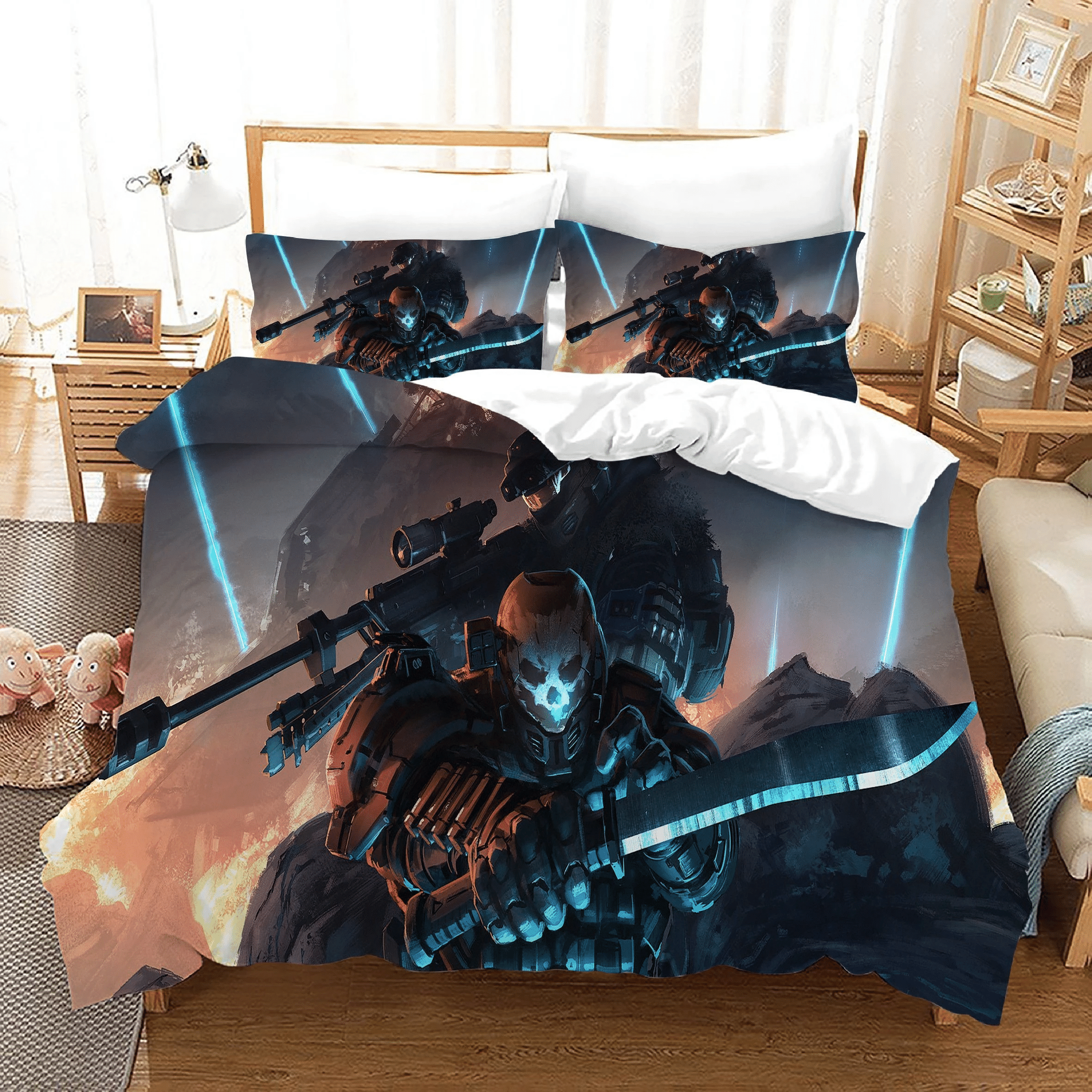 Halo 5 Guardians 7 Duvet Cover Pillowcase Bedding Sets Home