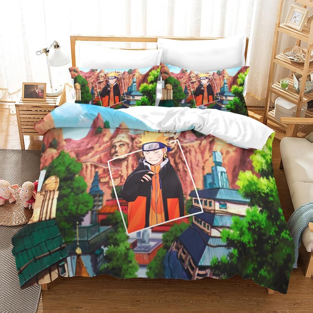 Naruto Shippuden Naltimate Impact 46 Duvet Cover Pillowcase Bedding Sets