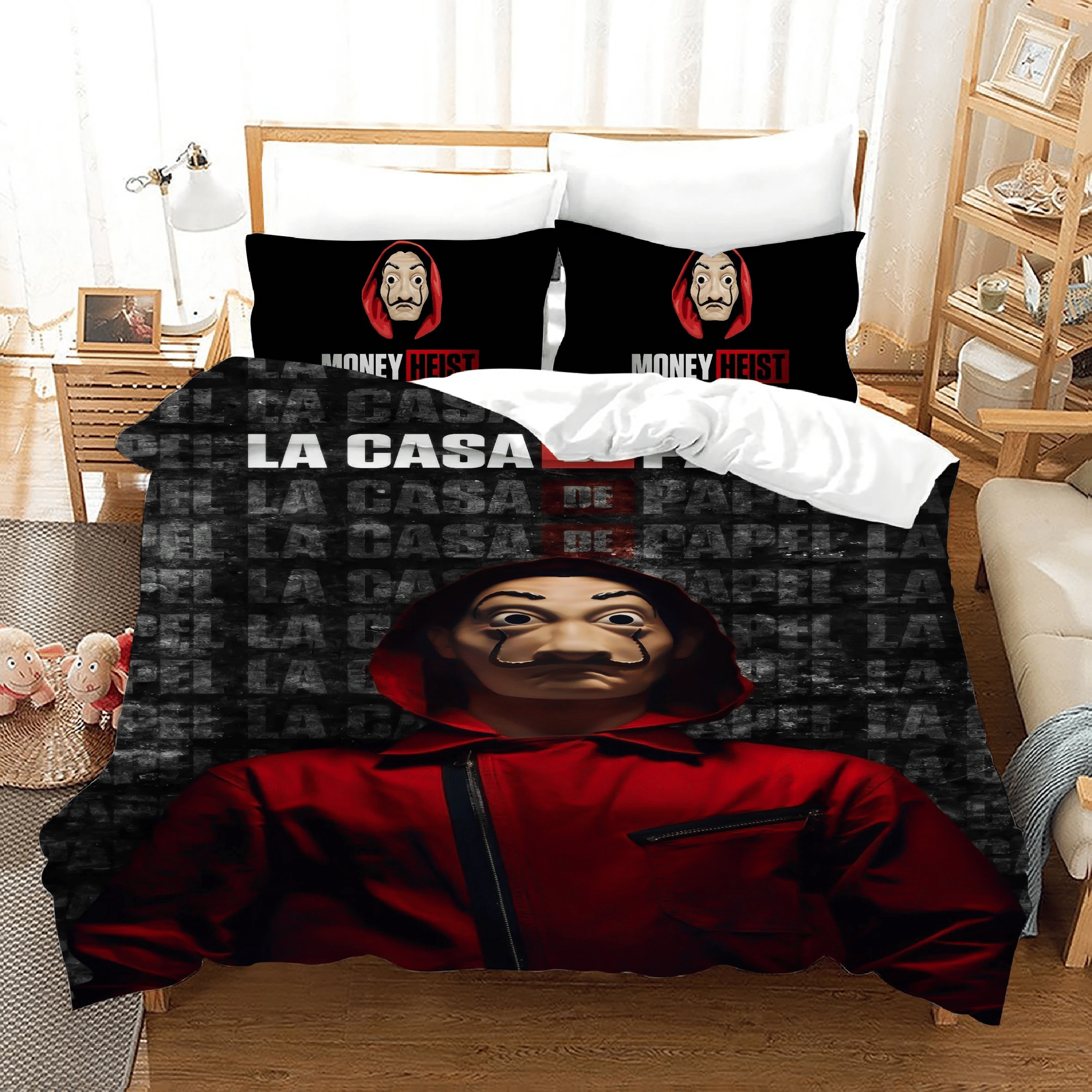 La Casa De Papel 16 Duvet Cover Pillowcase Bedding Sets