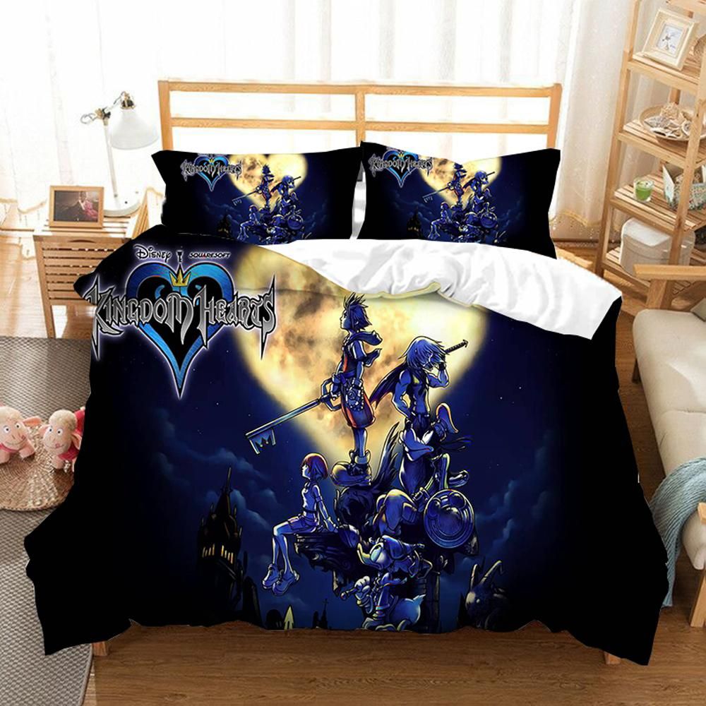 Kingdom Hearts 21 Duvet Cover Quilt Cover Pillowcase Bedding Sets