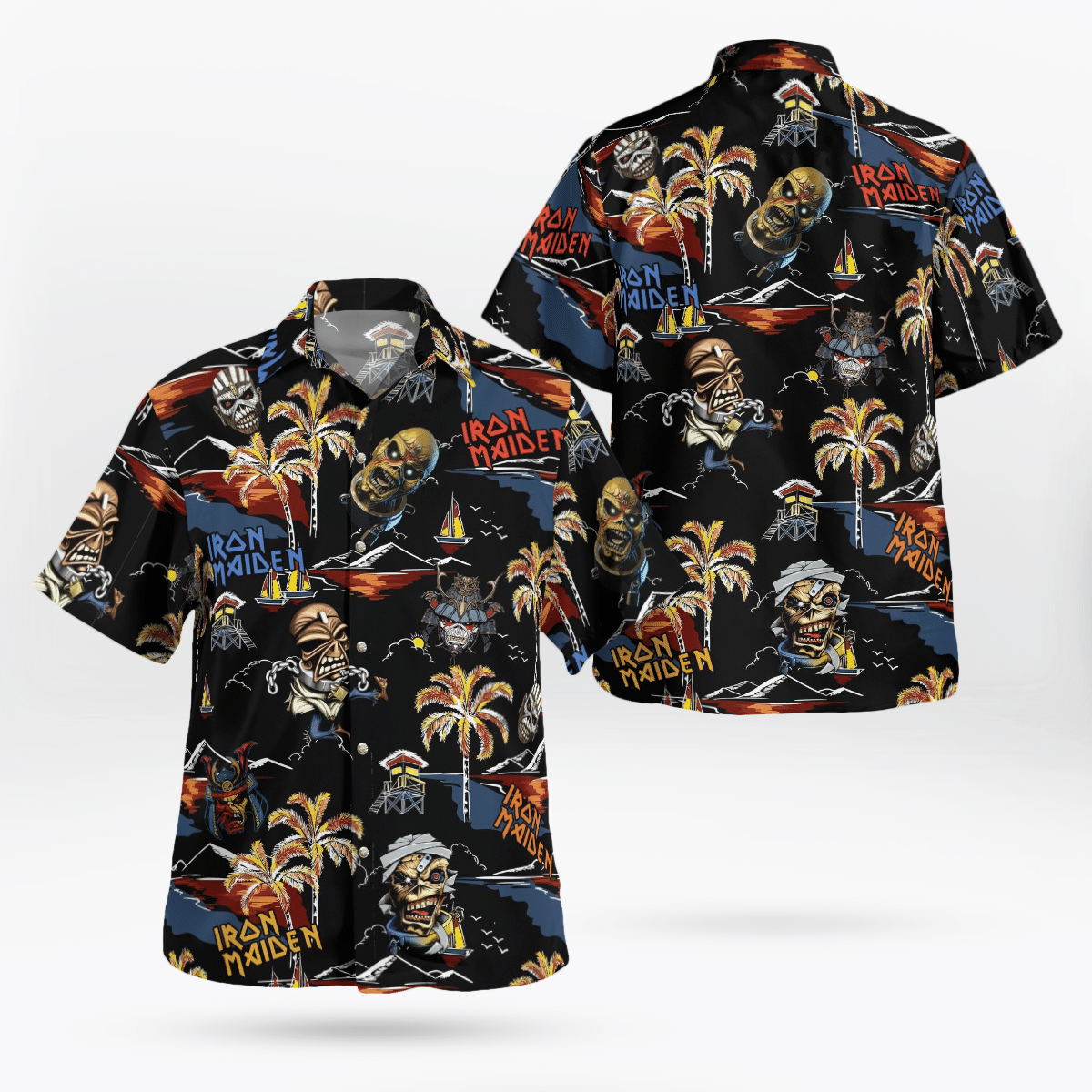 Iron Maiden Hawaii Shirt Aloha Shirt For Men Women