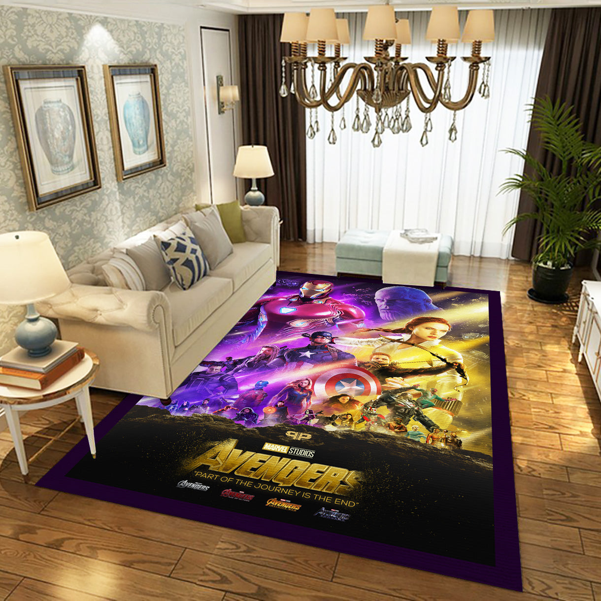 Marvel S Avengers Endgame Movie Area Rug, Bedroom Rug - Carpet Floor Decor - Indoor Outdoor Rugs