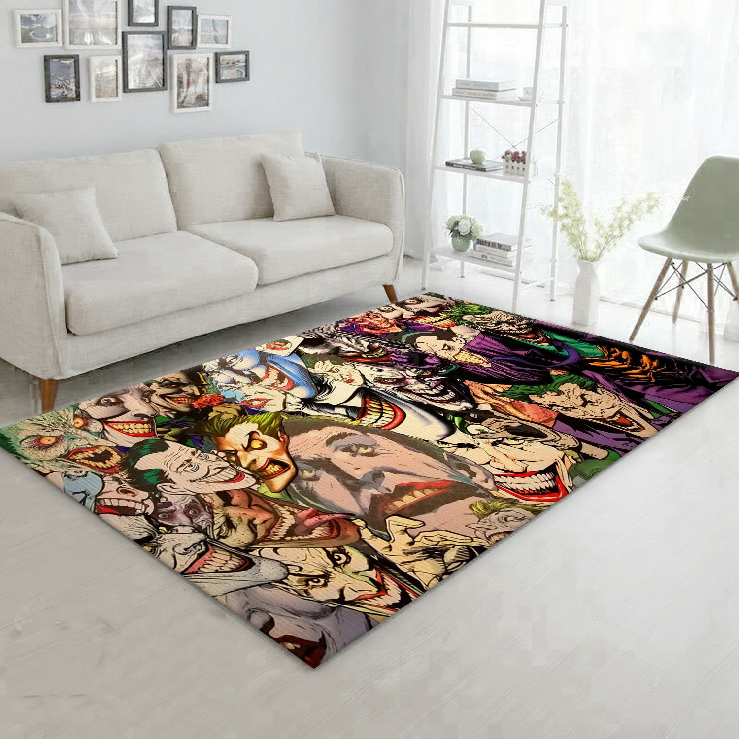 Joker Area Rug For Christmas, Living Room And Bedroom Rug - Carpet Floor Decor - Indoor Outdoor Rugs