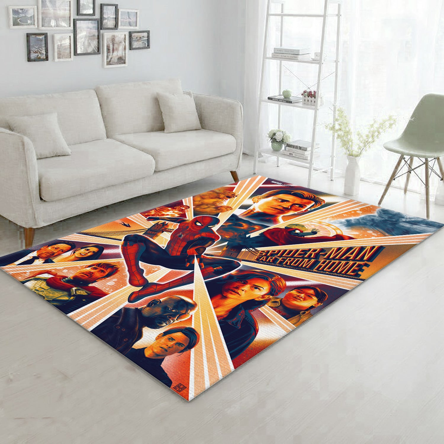 Spider Man Far From Home Ver2 Area Rug For Christmas, Bedroom Rug - Home US Decor - Indoor Outdoor Rugs