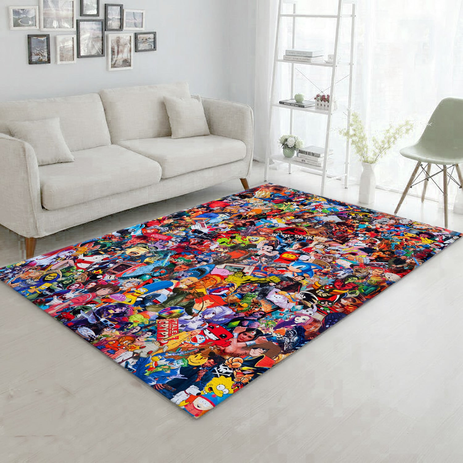 Movie Superhero Rug, Living Room Rug - Home Decor - Indoor Outdoor Rugs