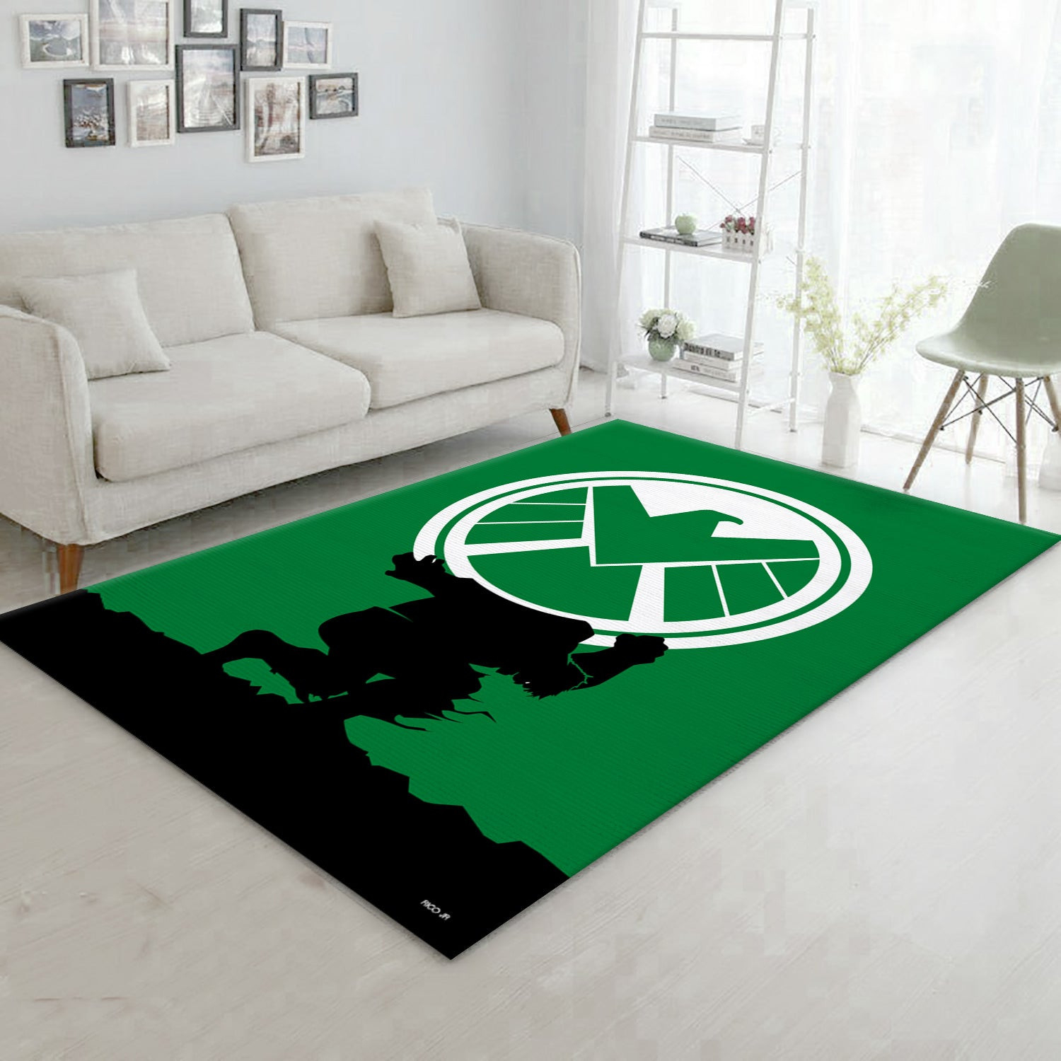 Incredible Hulk Area Rug, Living Room And Bedroom Rug - Home Decor Floor Decor - Indoor Outdoor Rugs