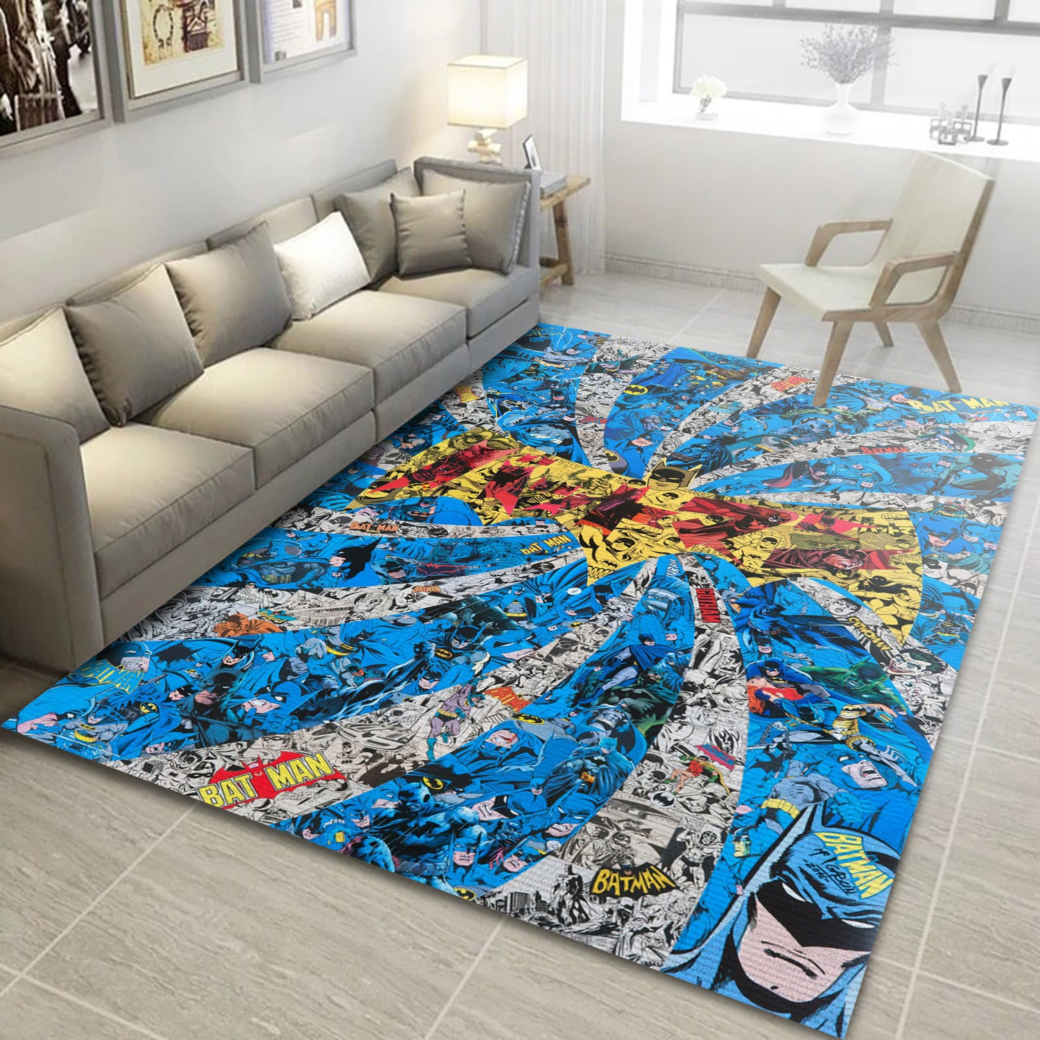 Batman V5 Area Rug For Christmas, Bedroom Rug - Home Decor Floor Decor - Indoor Outdoor Rugs