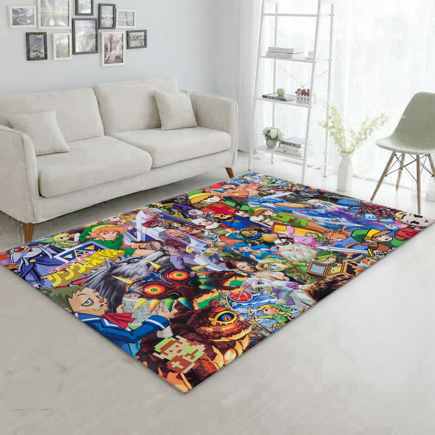 The Legend Of Zelda 2 Area Rug, Living Room And Bedroom Rug - Home Decor Floor Decor - Indoor Outdoor Rugs