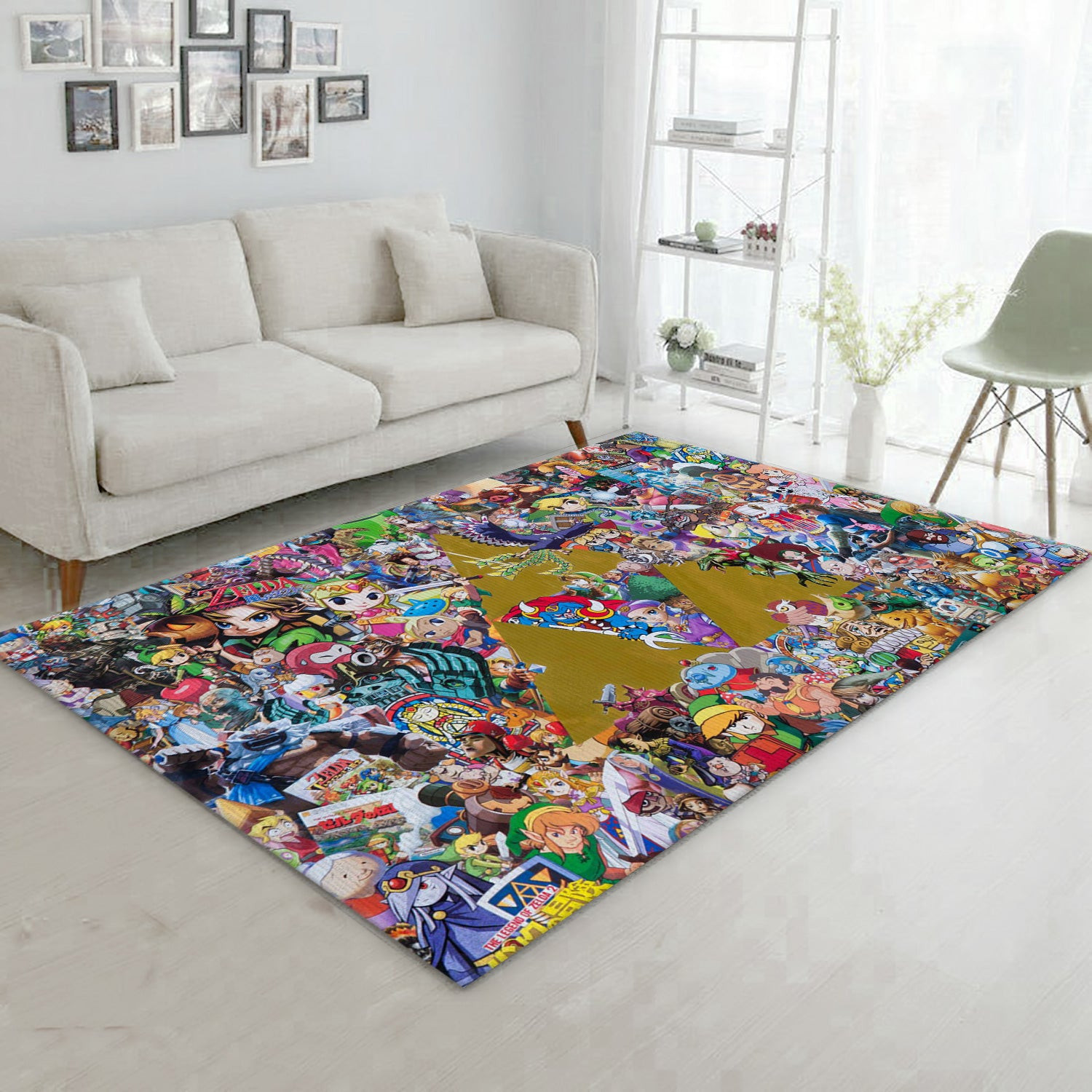 The Legend Of Zelda Area Rug, Living Room Rug - Floor Decor - Indoor Outdoor Rugs