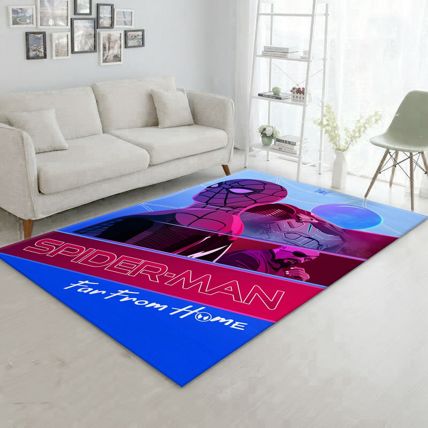 Spider Man Far From Home Ver1 Area Rug For Christmas, Living Room Rug - Floor Decor - Indoor Outdoor Rugs