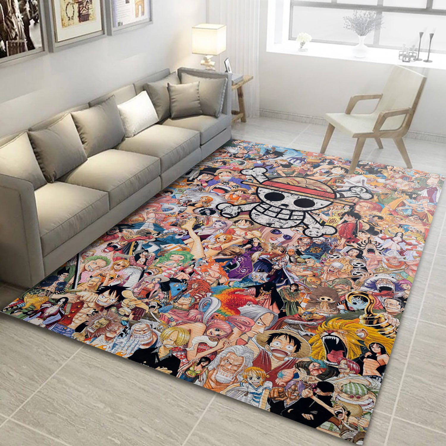 Logo Of One Piece Rug, Living Room And Bedroom Rug - Home US Decor - Indoor Outdoor Rugs