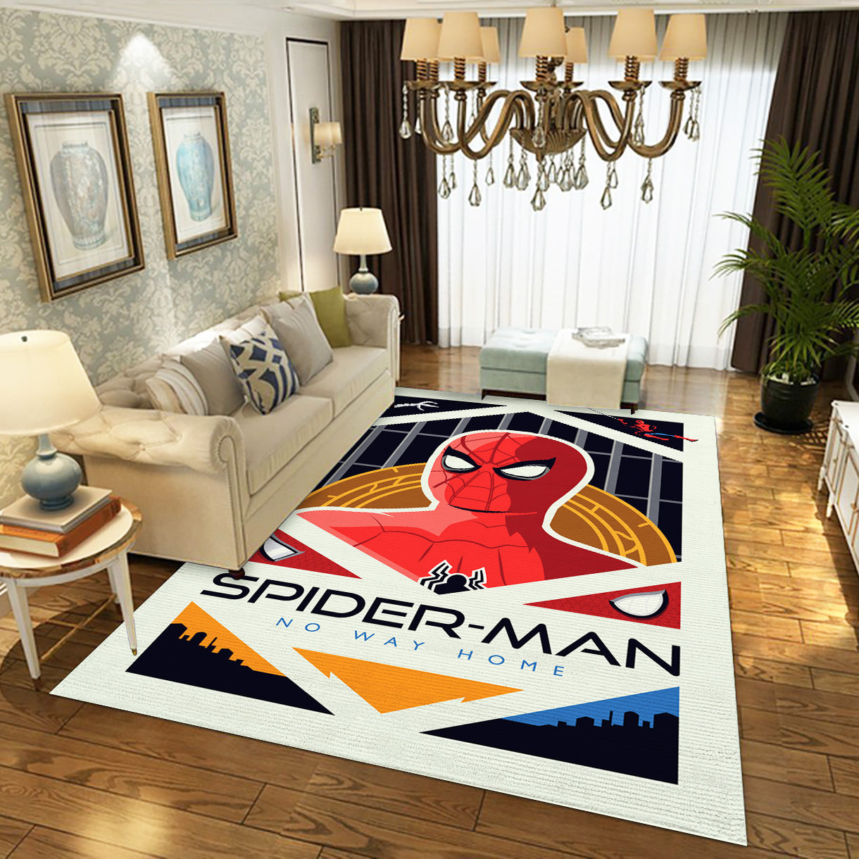 Spider Man No Way Home Area Rug For Christmas, Living Room Rug - Home US Decor - Indoor Outdoor Rugs