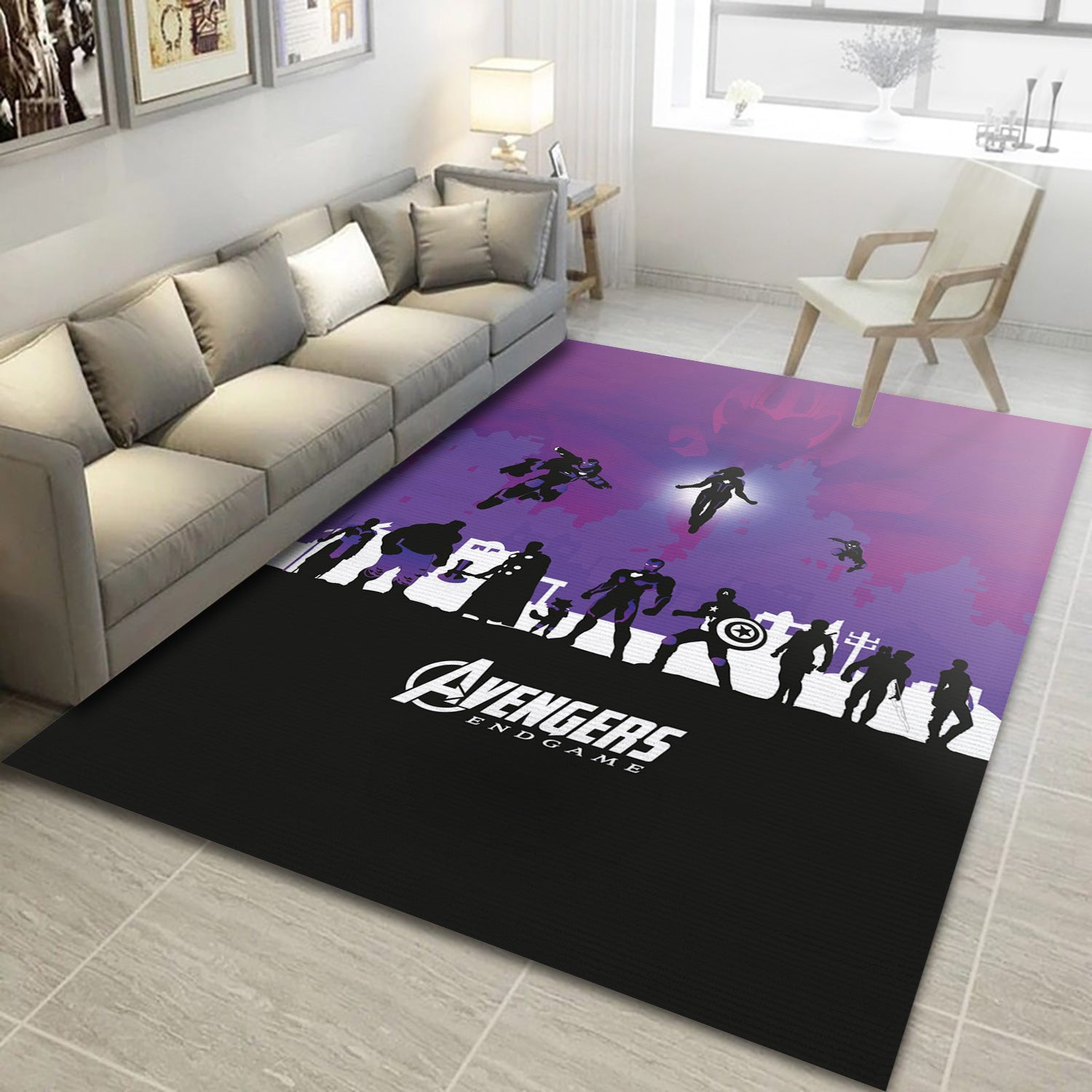 Avengers Endgame Ver1 Movie Area Rug, Living Room And Bedroom Rug - Carpet Floor Decor - Indoor Outdoor Rugs