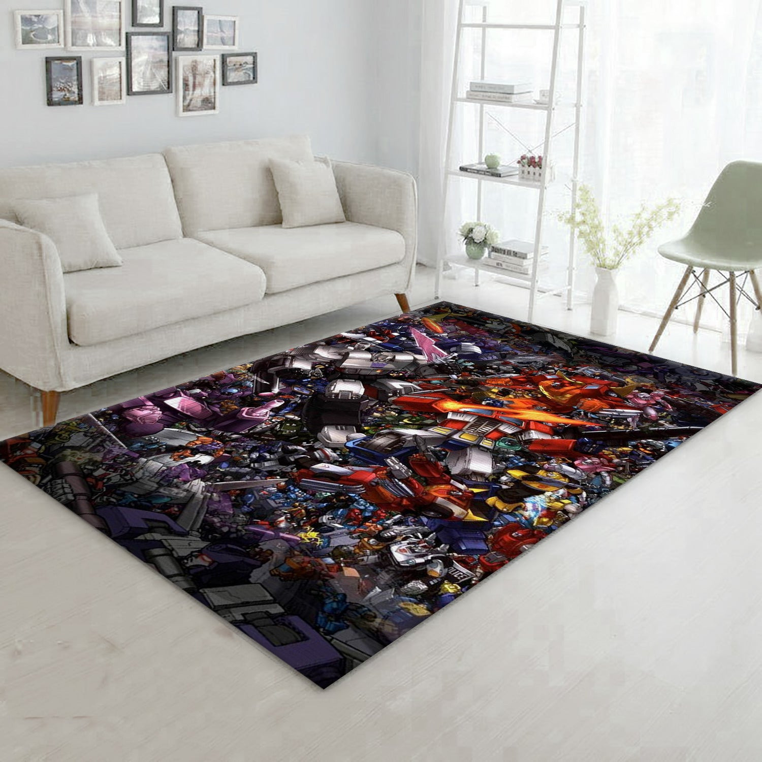 All Transformers Rug, Living Room Rug - Home Decor Floor Decor - Indoor Outdoor Rugs