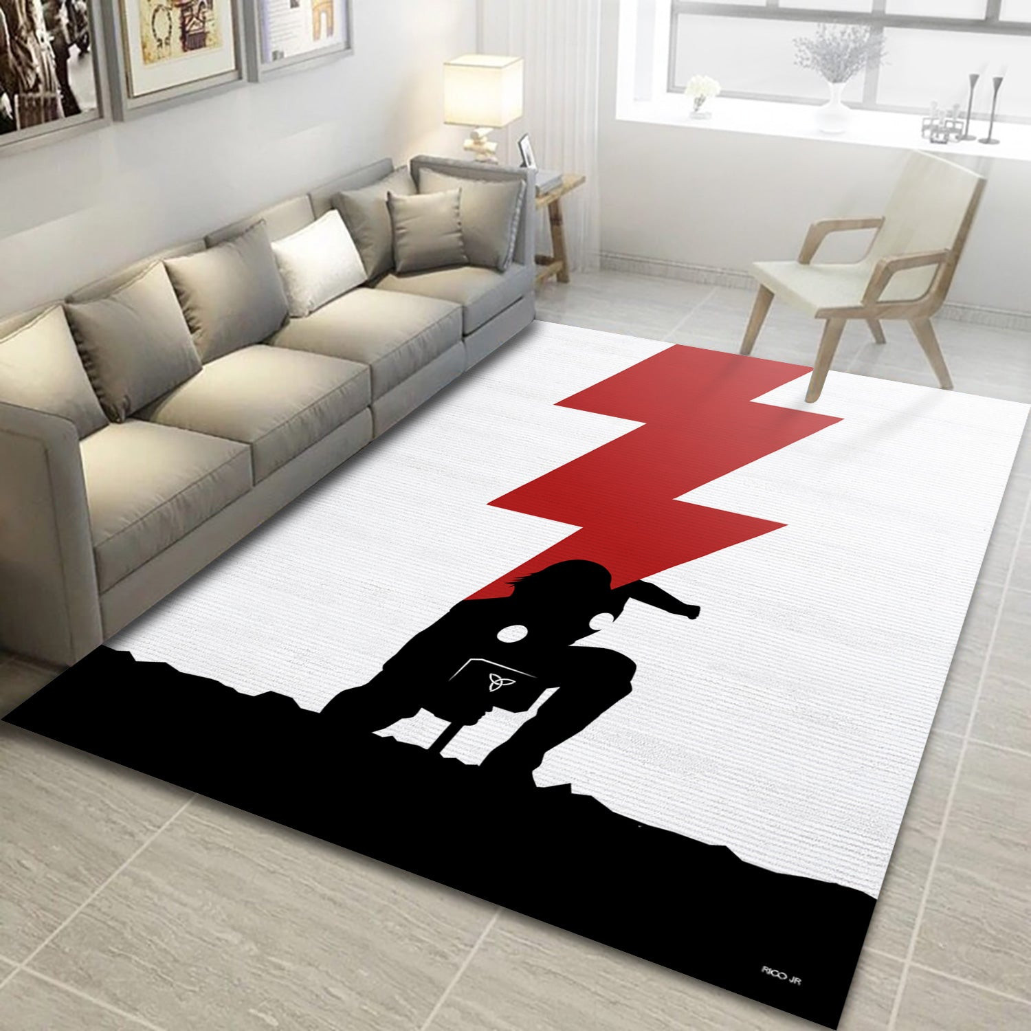 Thor Area Rug, Living Room And Bedroom Rug - Home Decor - Indoor Outdoor Rugs