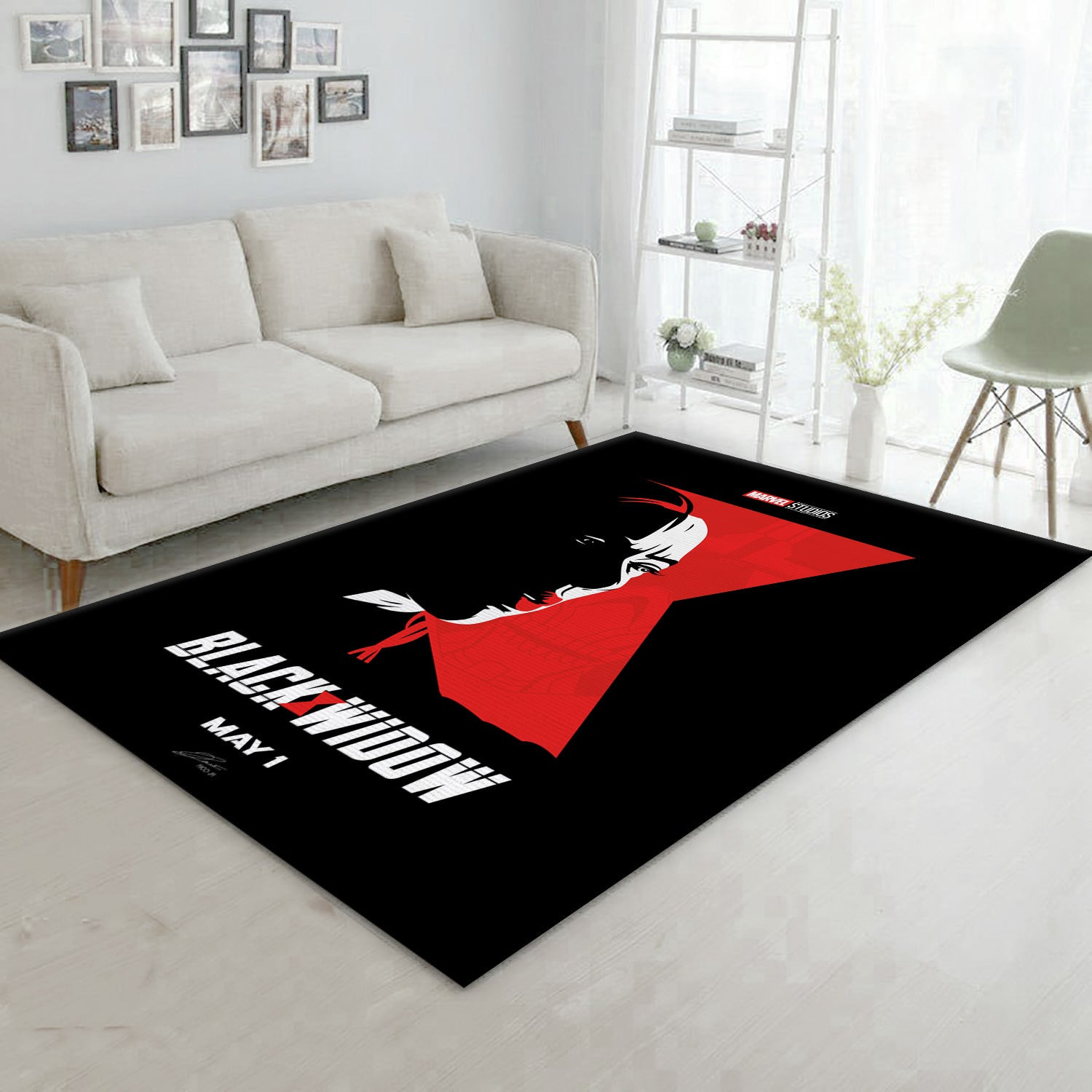 Black Widow Area Rug For Christmas, Bedroom Rug - Home Decor Floor Decor - Indoor Outdoor Rugs