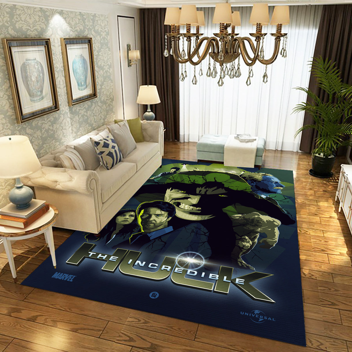 The Incredible Hulk Area Rug, Living Room And Bedroom Rug - Floor Decor - Indoor Outdoor Rugs