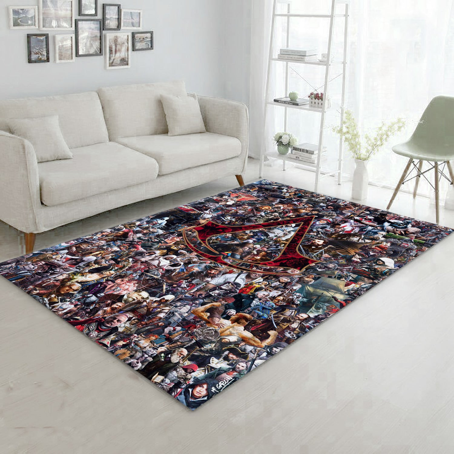 Assassin Creed Movie Area Rug, Living Room Rug - Home US Decor - Indoor Outdoor Rugs