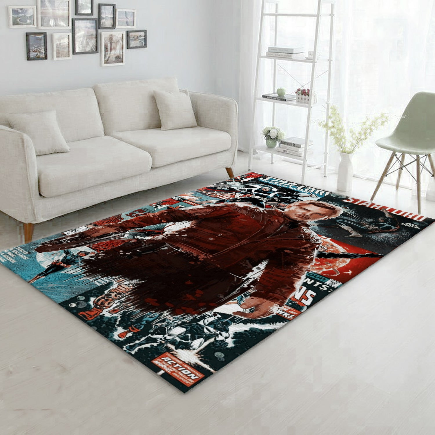 Star Lord Comic Movie Area Rug, Living Room Rug - Home US Decor - Indoor Outdoor Rugs