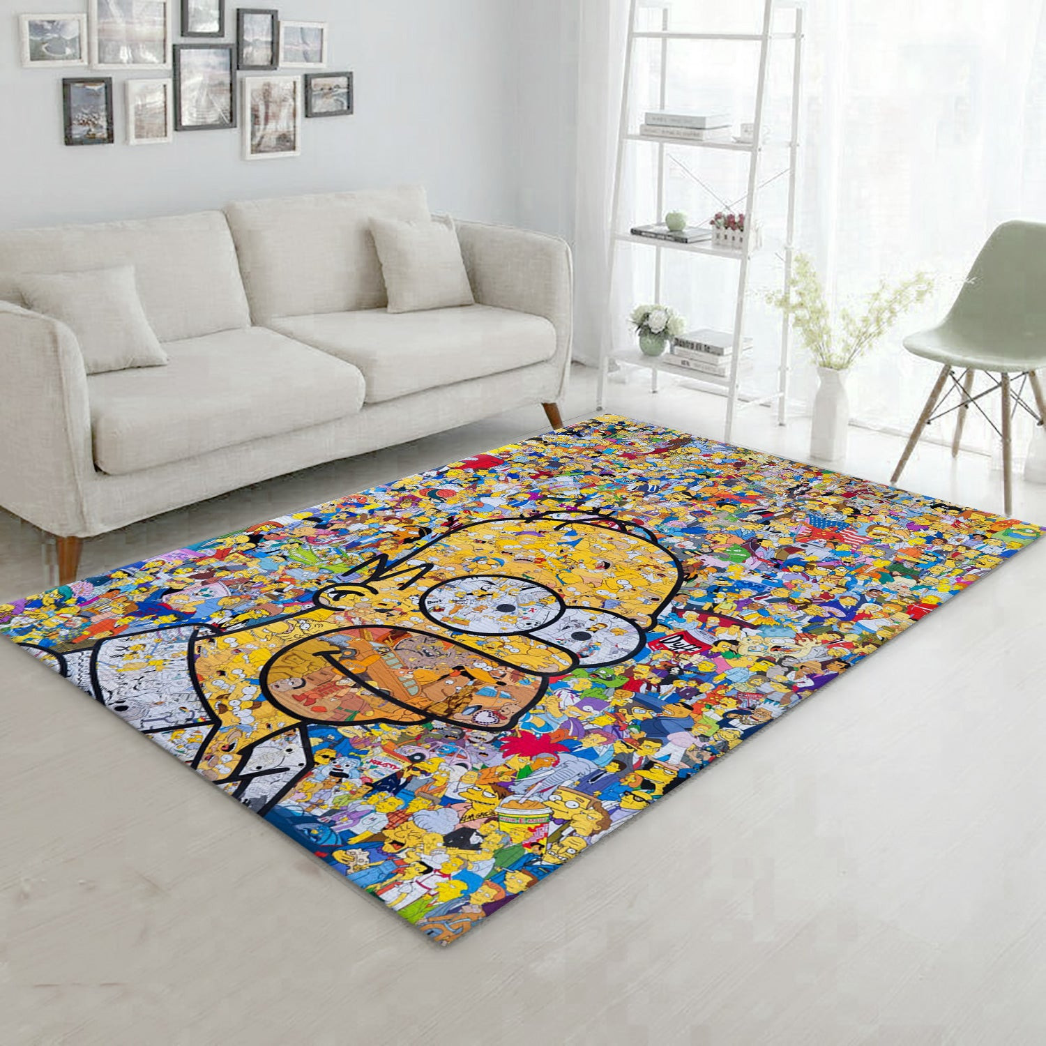 The Simpsons V1 Area Rug For Christmas, Living Room Rug - Carpet Floor Decor - Indoor Outdoor Rugs