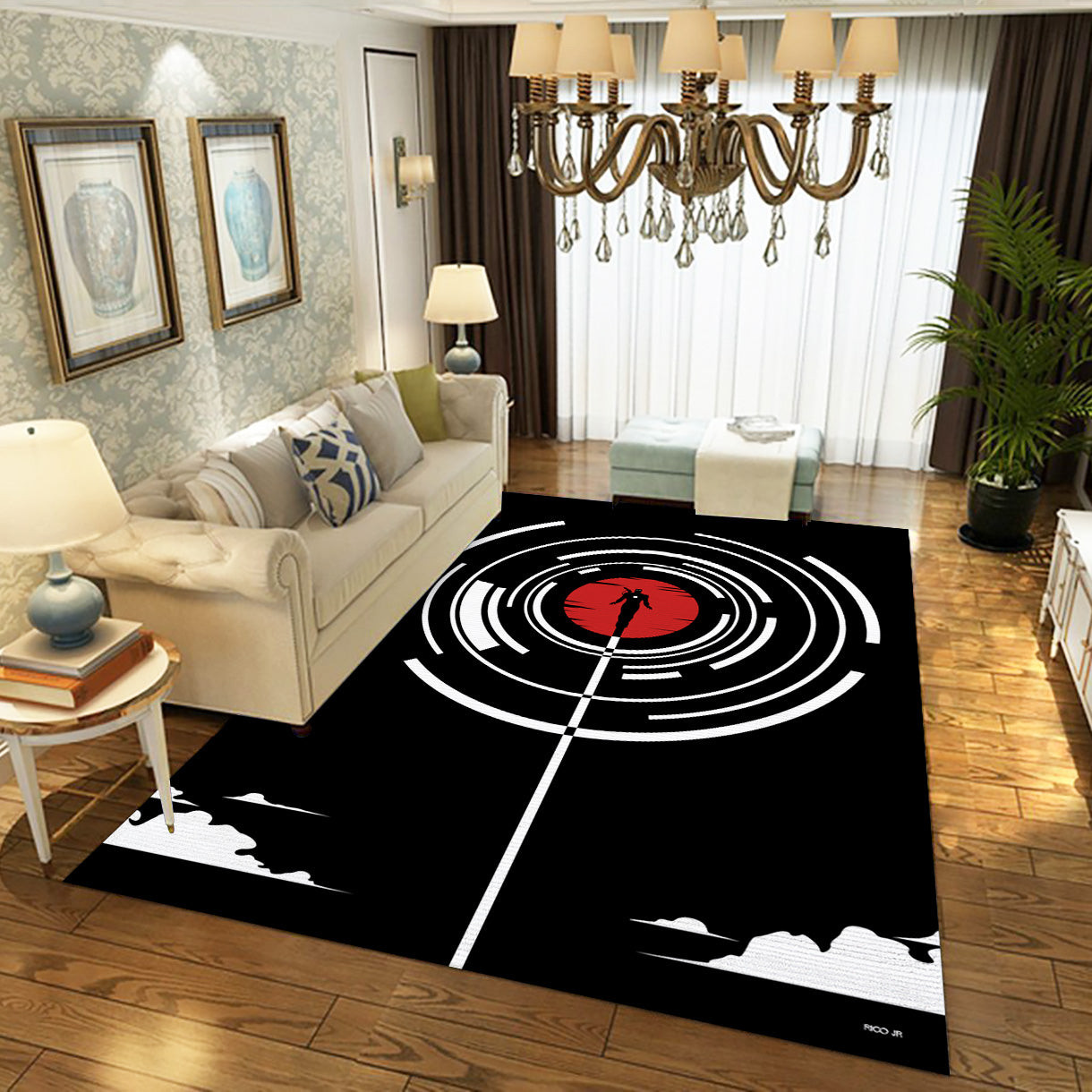 Iron Man Ver2 Area Rug, Living Room And Bedroom Rug - Home Decor - Indoor Outdoor Rugs