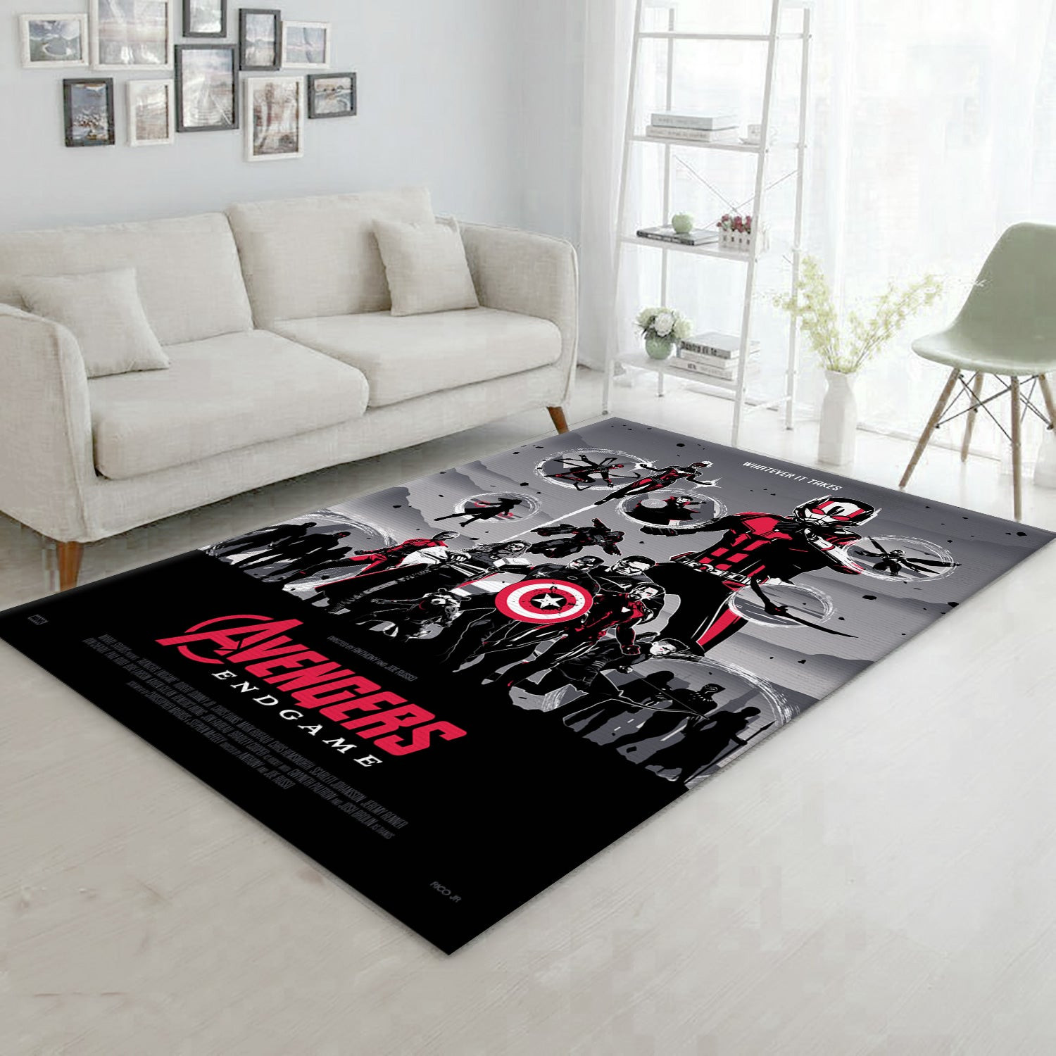 Avenegrs Endgame Red Area Rug For Christmas, Living Room And Bedroom Rug - Floor Decor - Indoor Outdoor Rugs