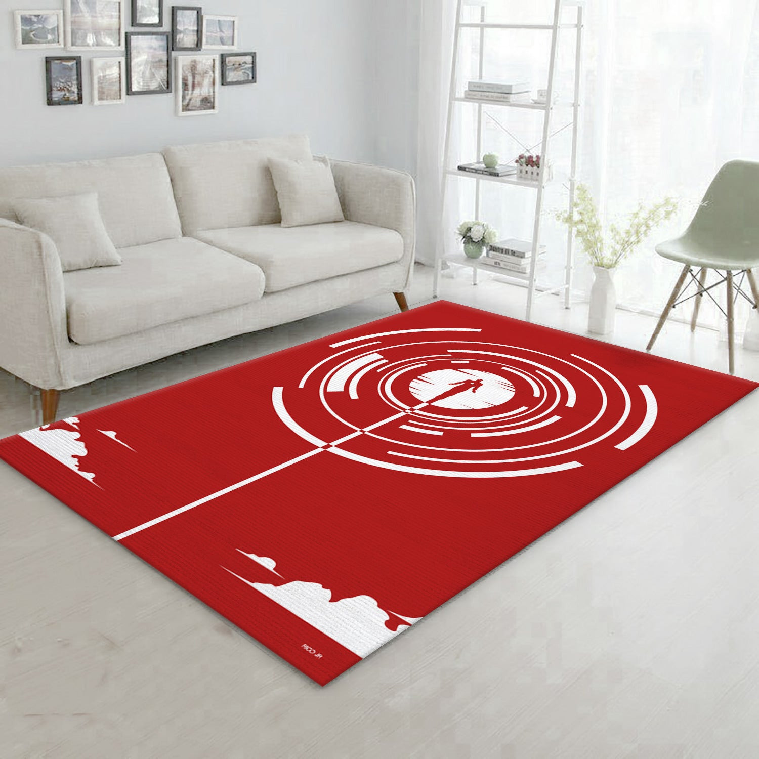 Iron Man Ver1 Area Rug, Living Room Rug - Home US Decor - Indoor Outdoor Rugs