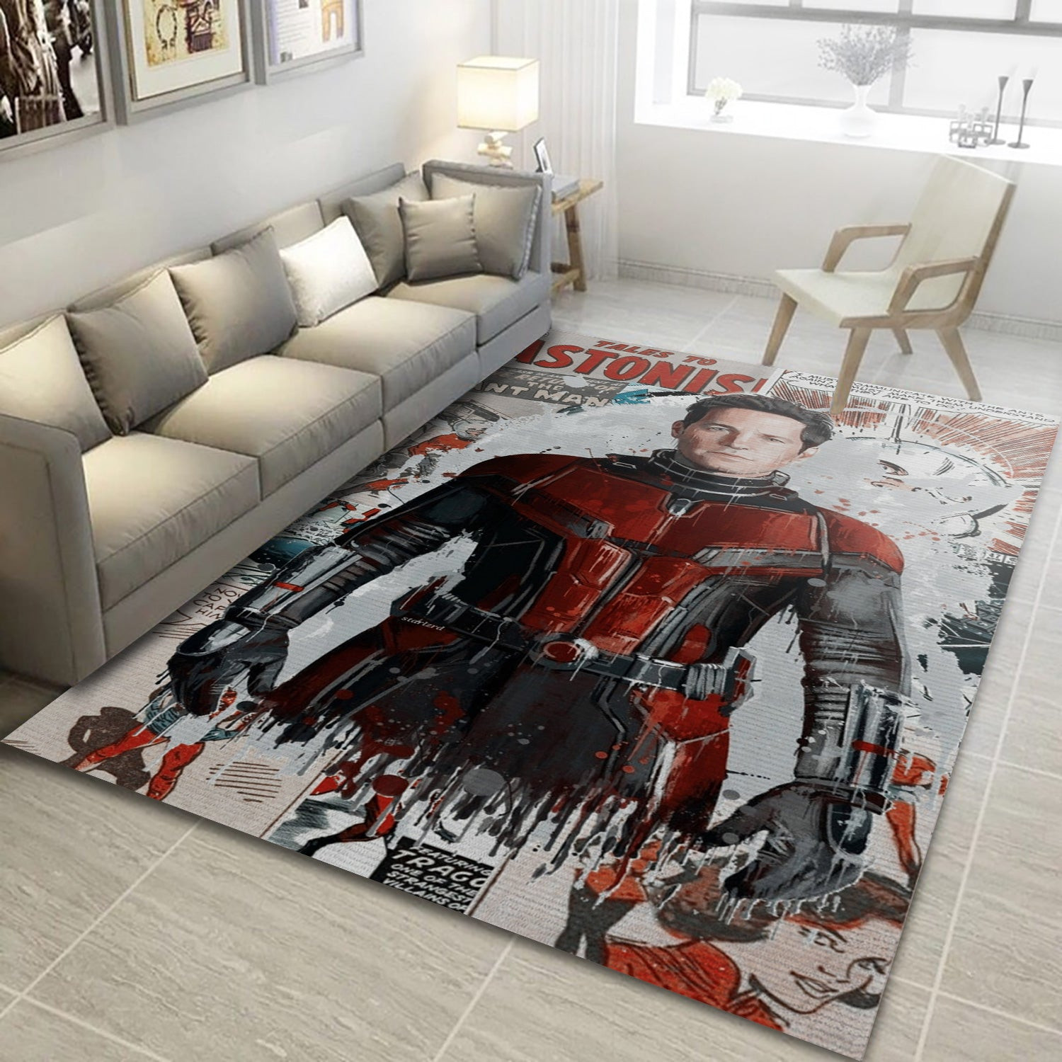 Ant Man Comic Area Rug For Christmas, Bedroom Rug - Home US Decor - Indoor Outdoor Rugs