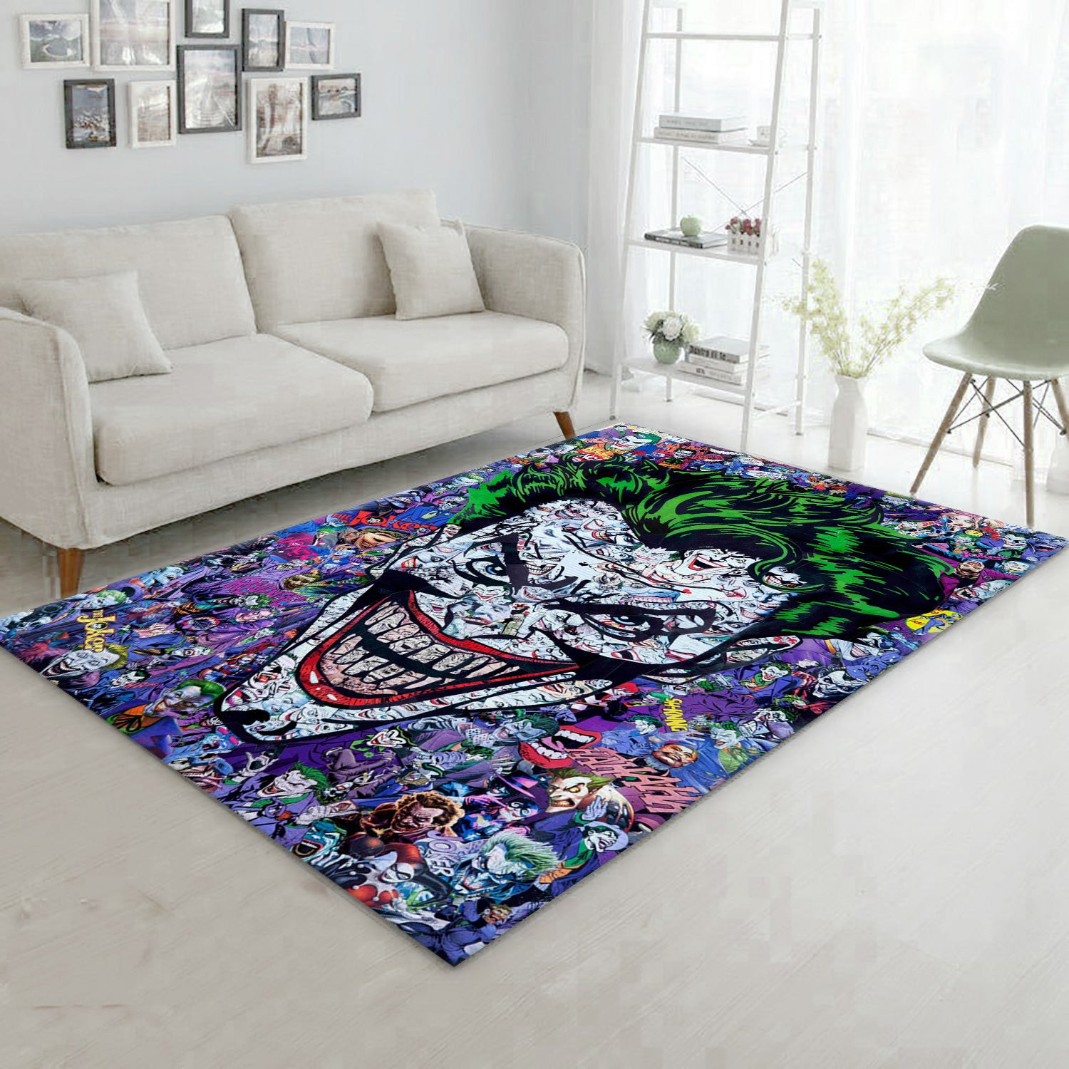 The Joker Area Rug, Bedroom Rug - Home Decor Floor Decor - Indoor Outdoor Rugs